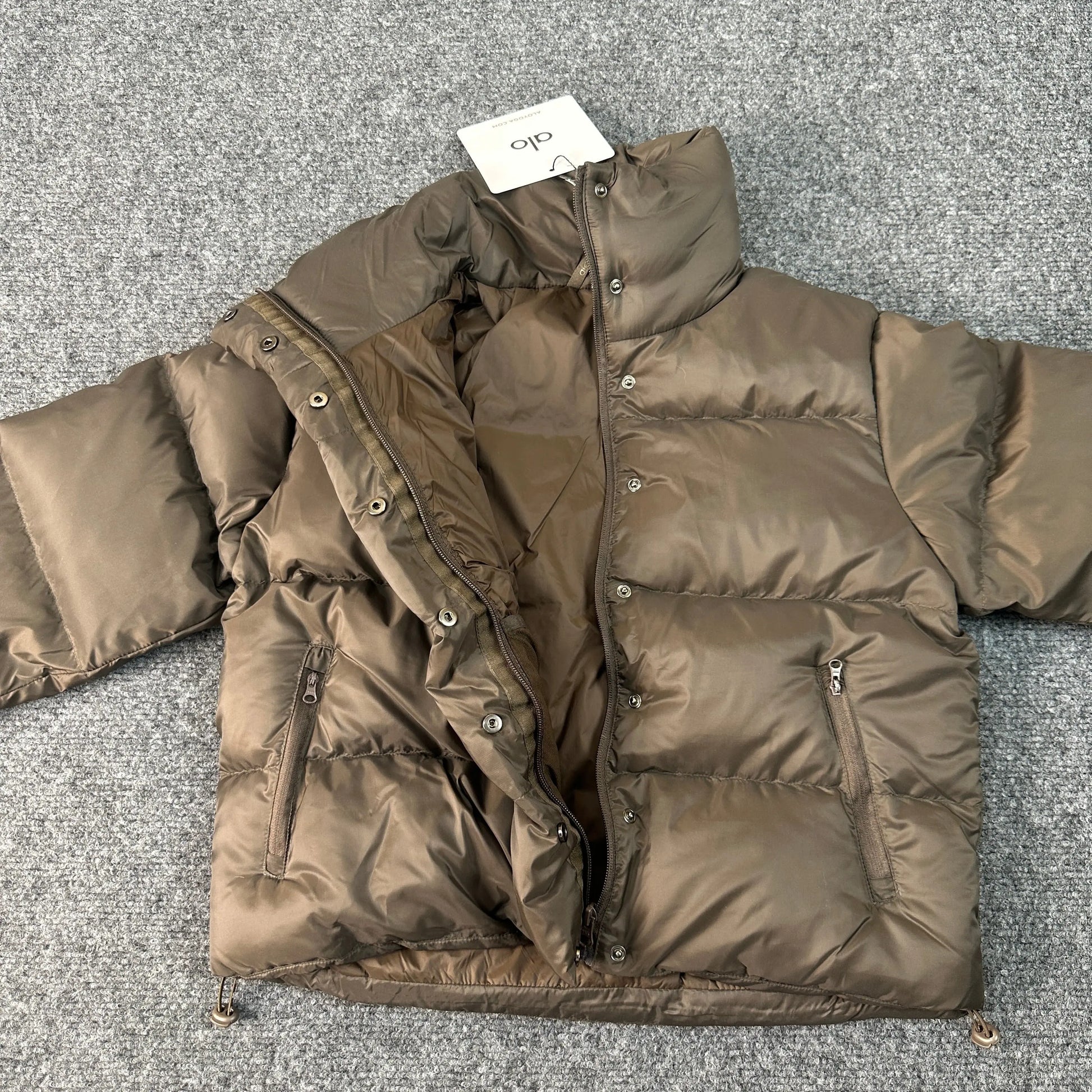 Alo Puffer Crop Jacket - SECOND SOURCE