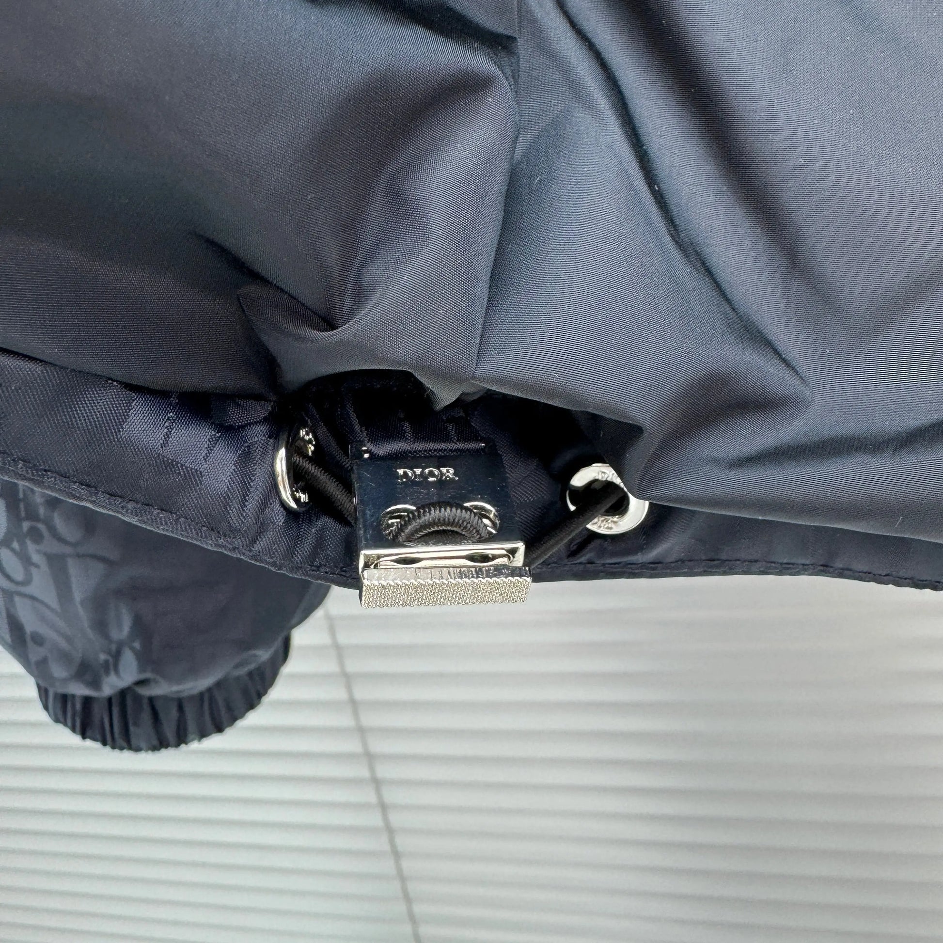 Dior Oblique Monogram Puffer In Navy SECOND SOURCE