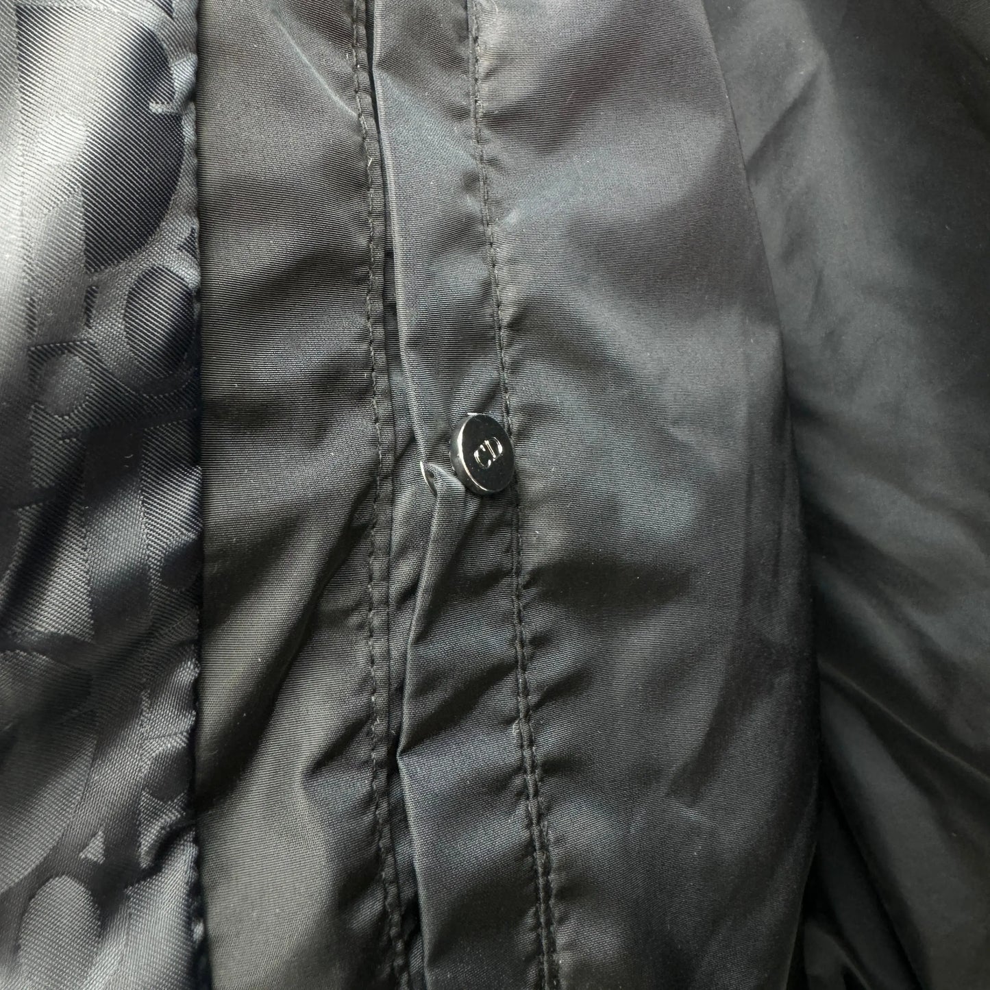 Dior Oblique Monogram Puffer In Navy SECOND SOURCE