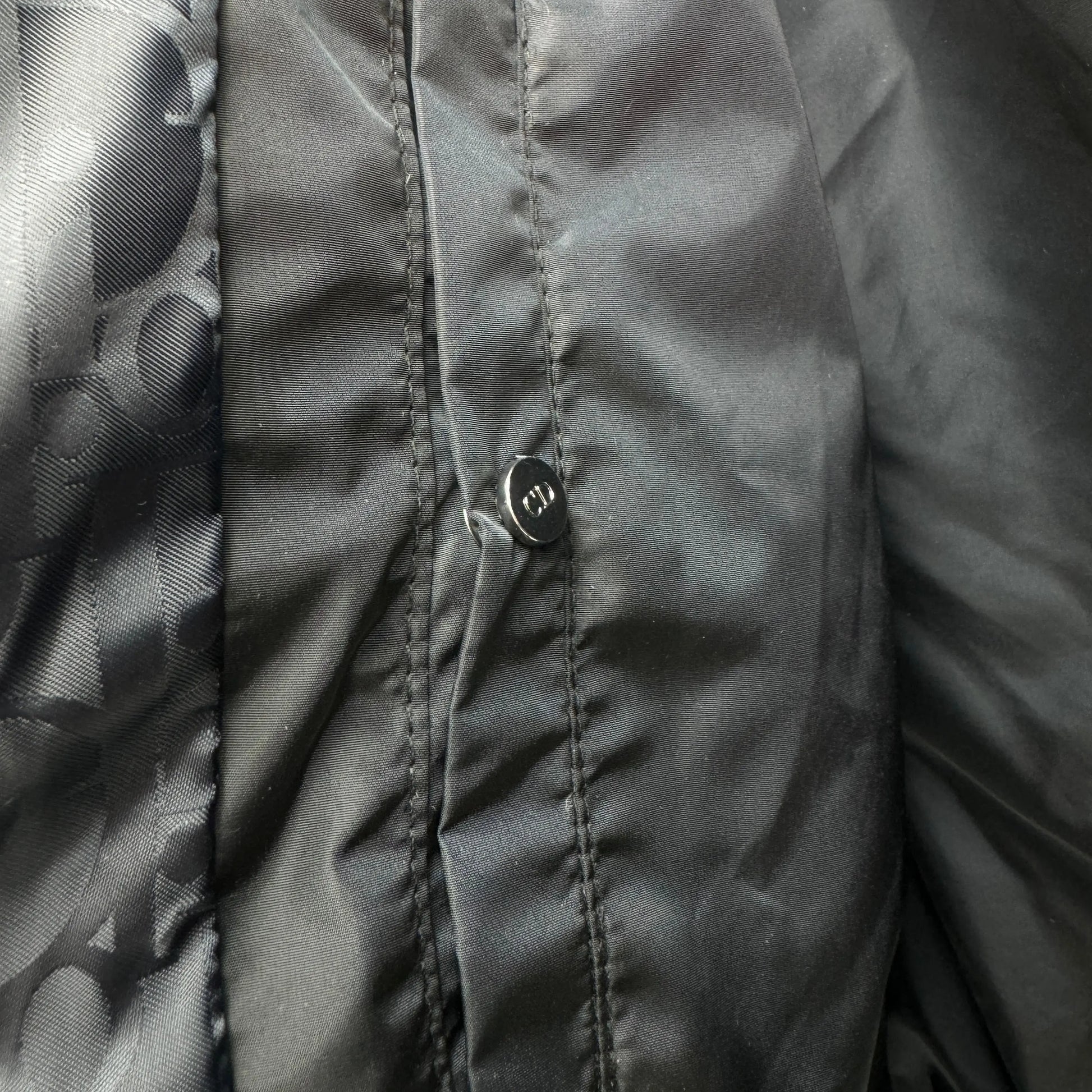 Dior Oblique Monogram Puffer In Navy SECOND SOURCE