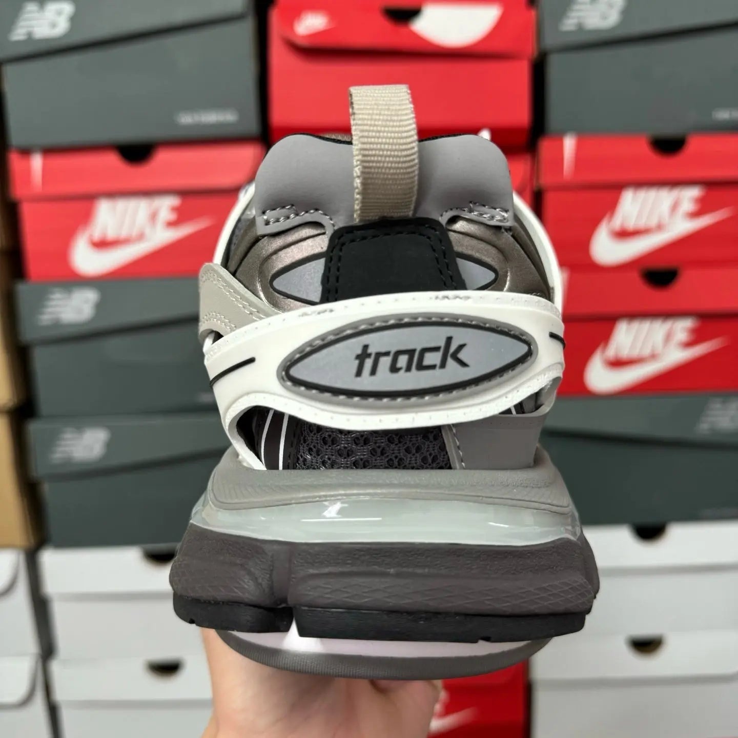 Blenciaga Tracks LED Light Grey - SECOND SOURCE