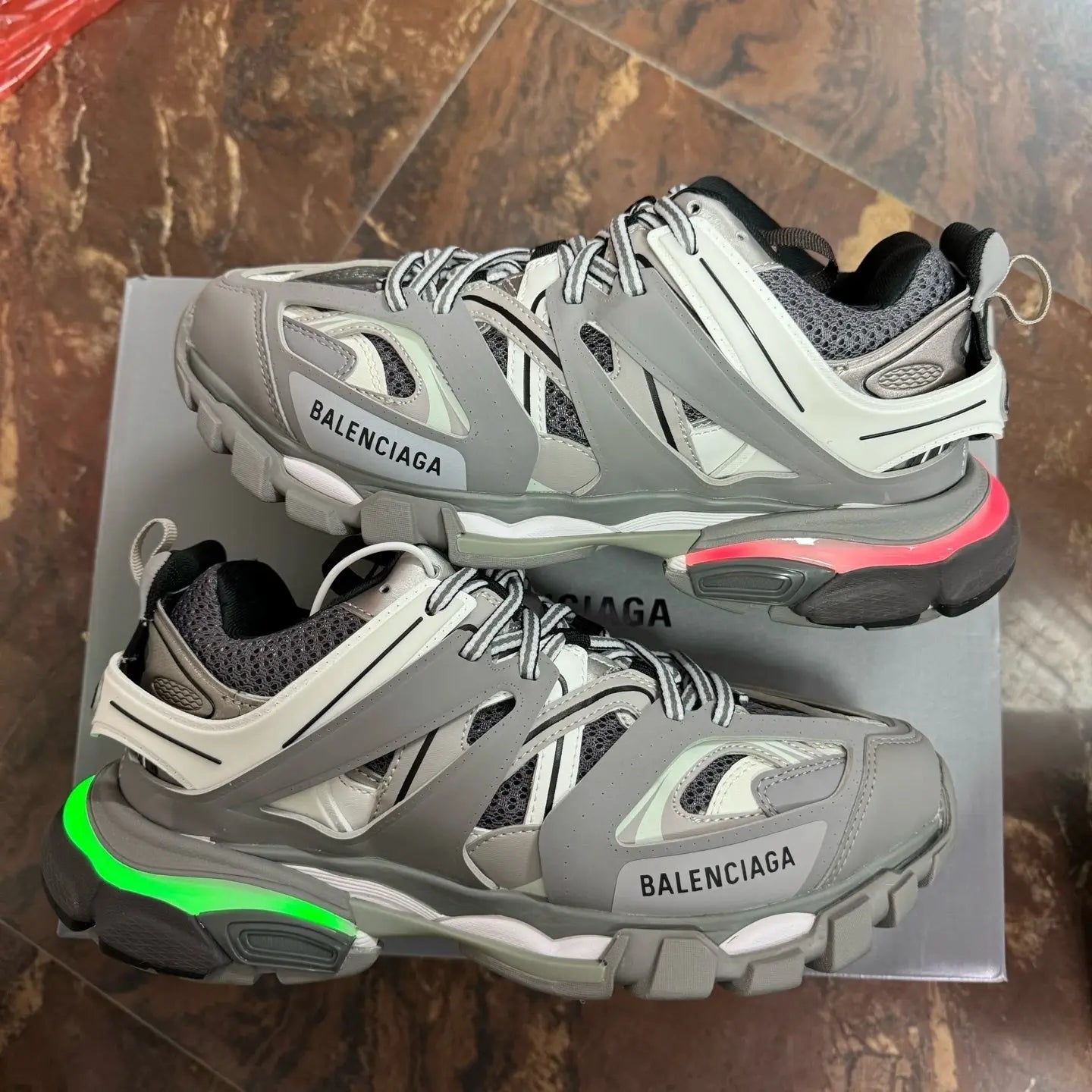 Blenciaga Tracks LED Light Grey - SECOND SOURCE