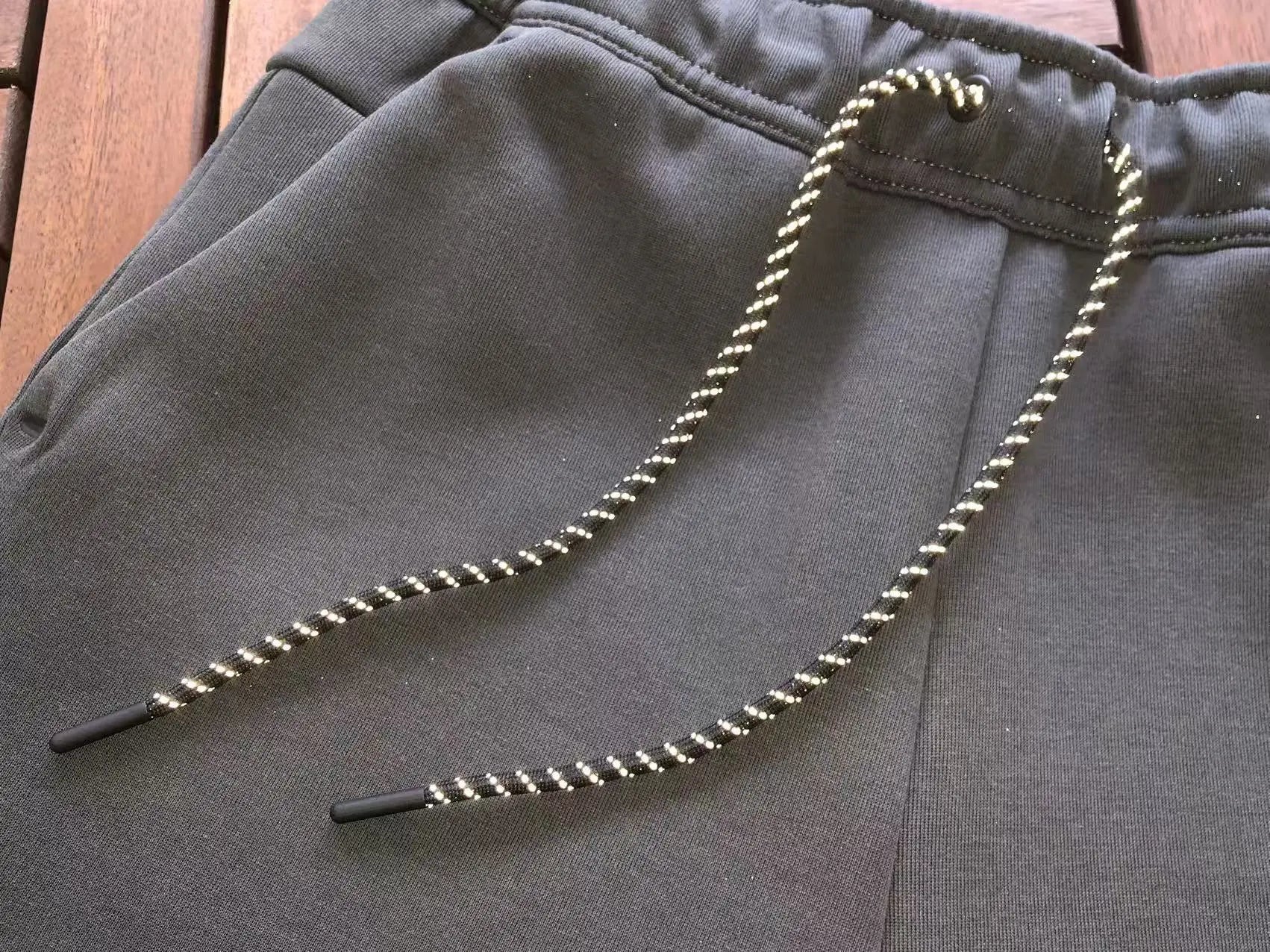 Nike Tech Fleece Dark Smoke Grey Orange - SECOND SOURCE