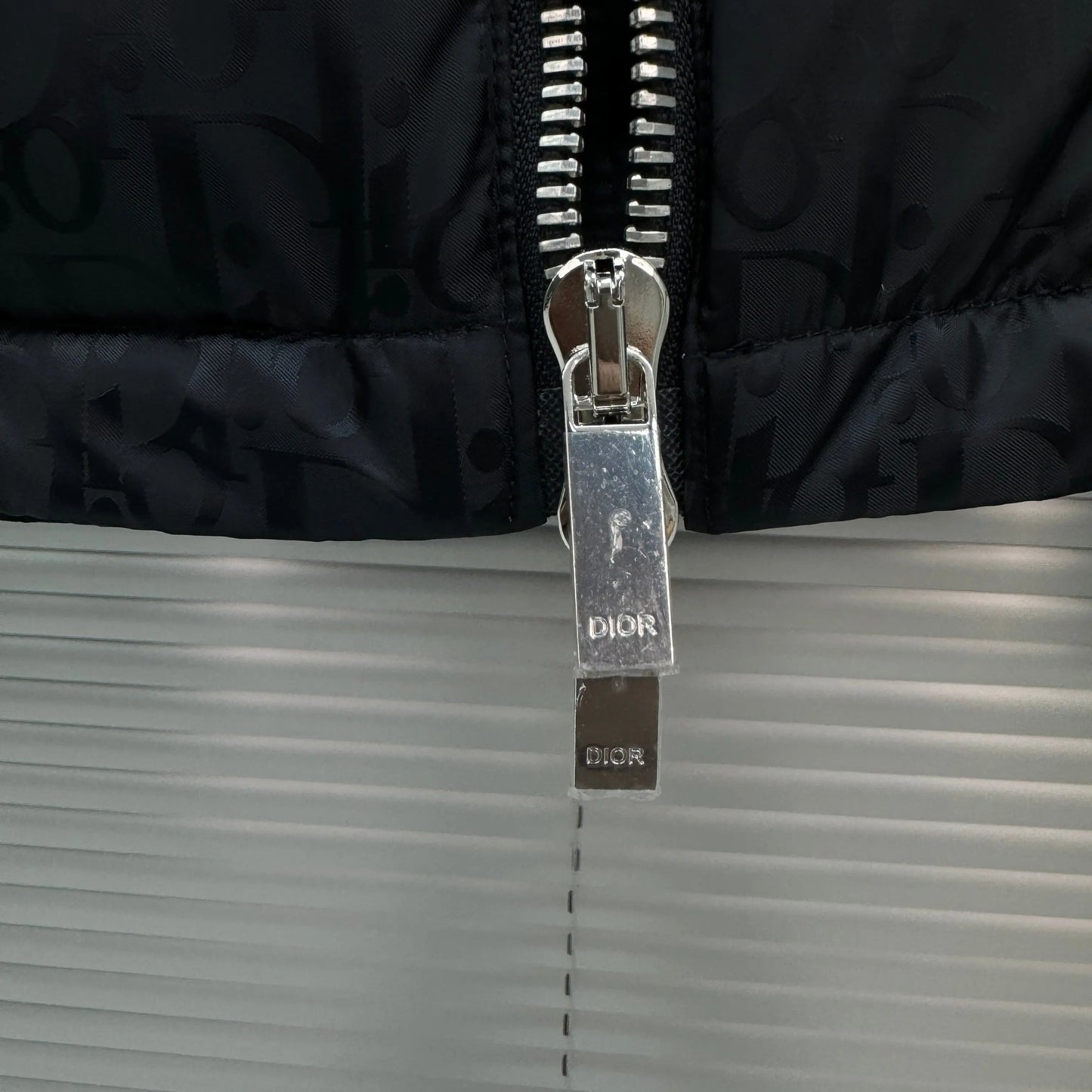 Dior Oblique Monogram Puffer In Navy SECOND SOURCE
