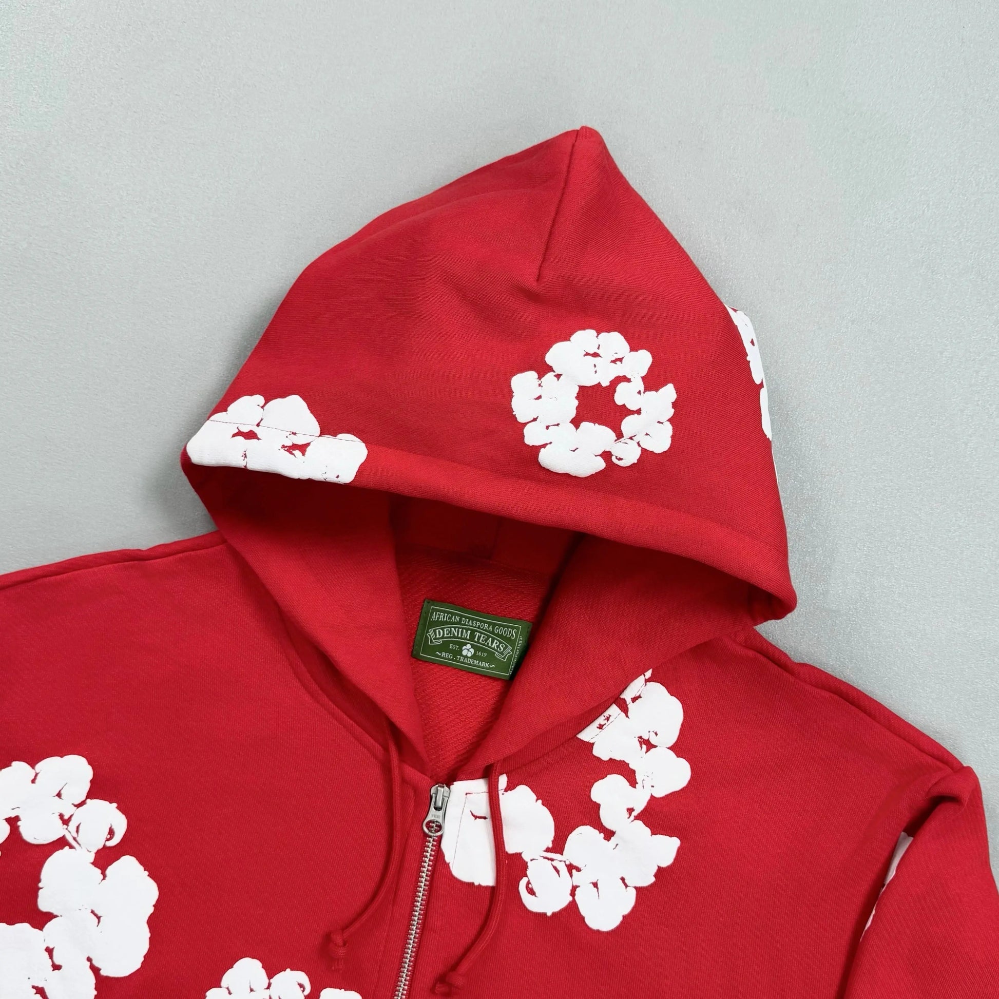 Denim Tears Hoodie Red - SECOND SOURCE