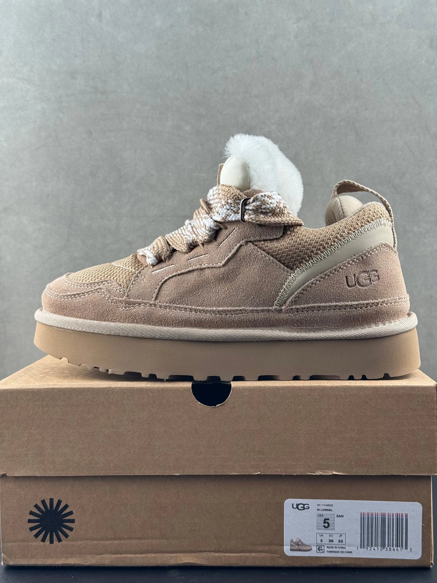 UGG Lowmel Sneakers Beige - SECOND SOURCE