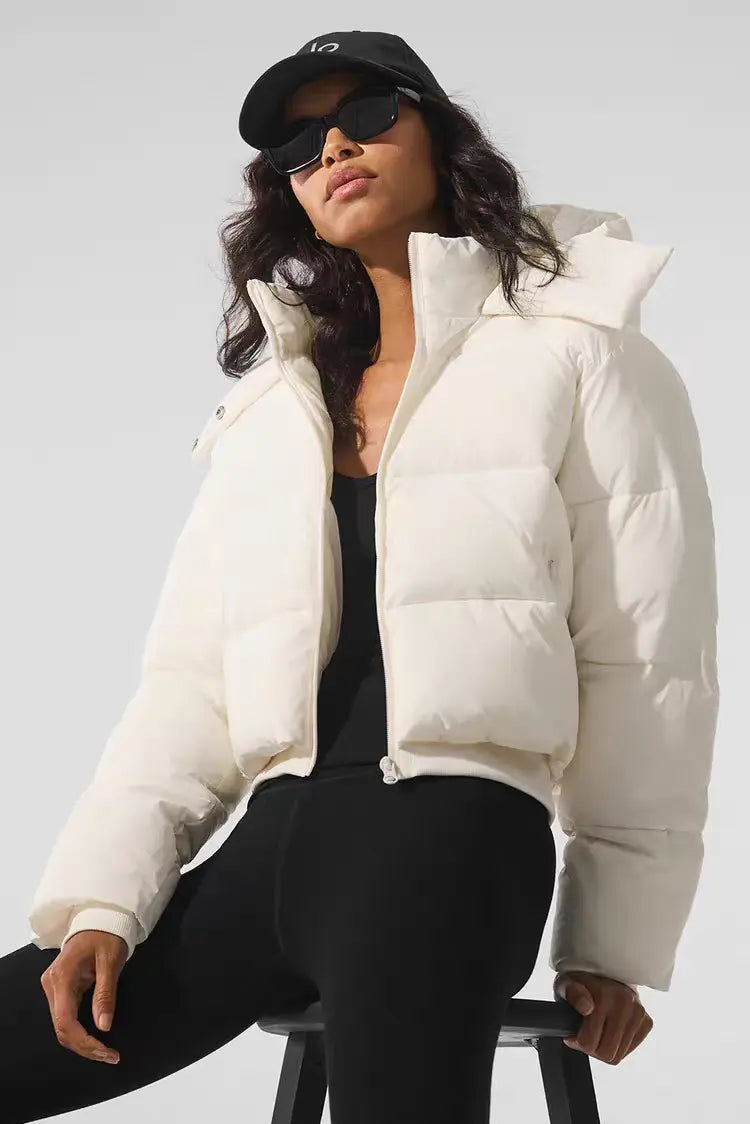 Alo Puffer Crop Jacket - SECOND SOURCE
