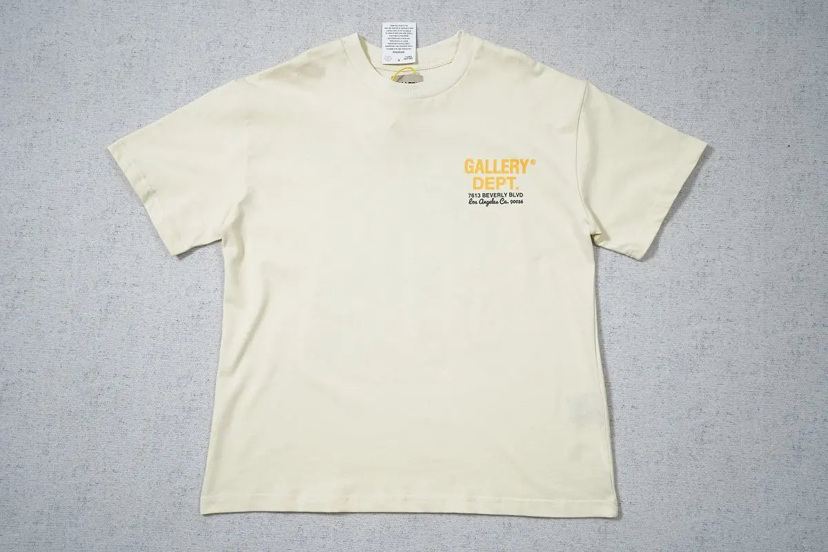 Gallery Dept Art Basel Miami T-Shirt Beige - SECOND SOURCE