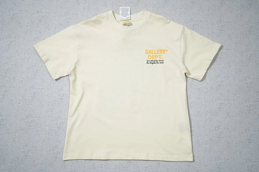 Gallery Dept Art Basel Miami T-Shirt Beige - SECOND SOURCE