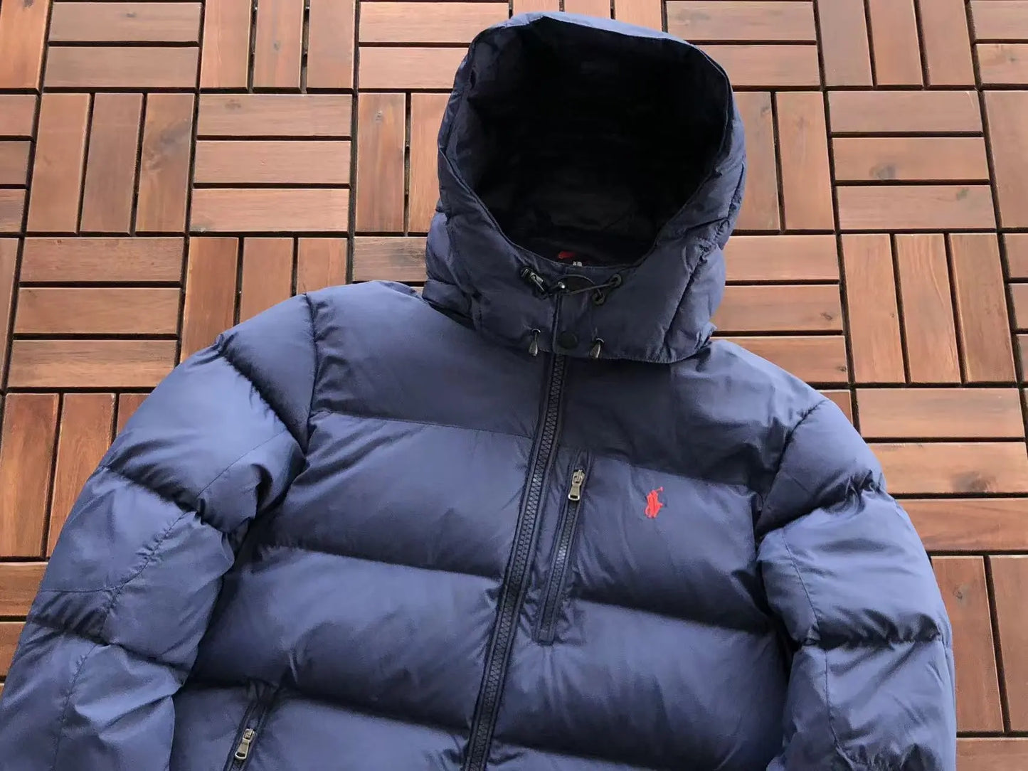 Polo Ralph Lauren Navy/Black Gorham Down Puffer Jackets SECOND SOURCE