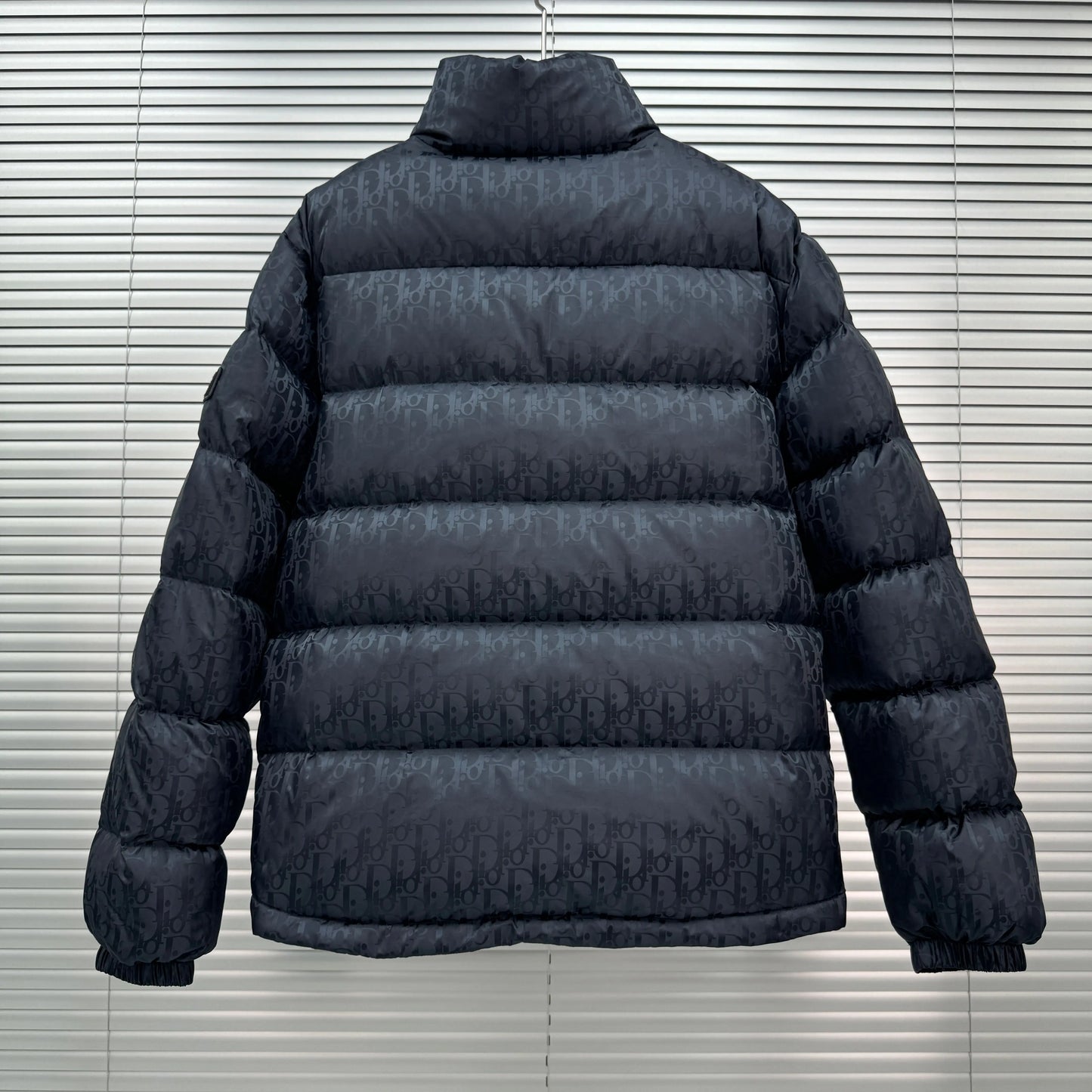 Dior Oblique Monogram Puffer In Navy SECOND SOURCE