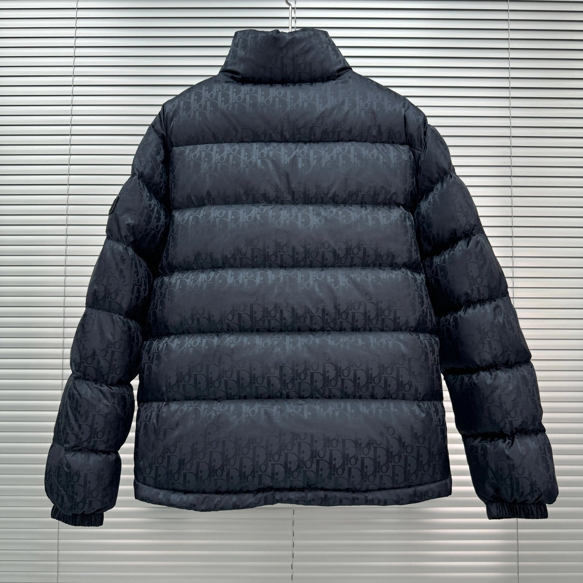 Dior Oblique Monogram Puffer In Navy SECOND SOURCE