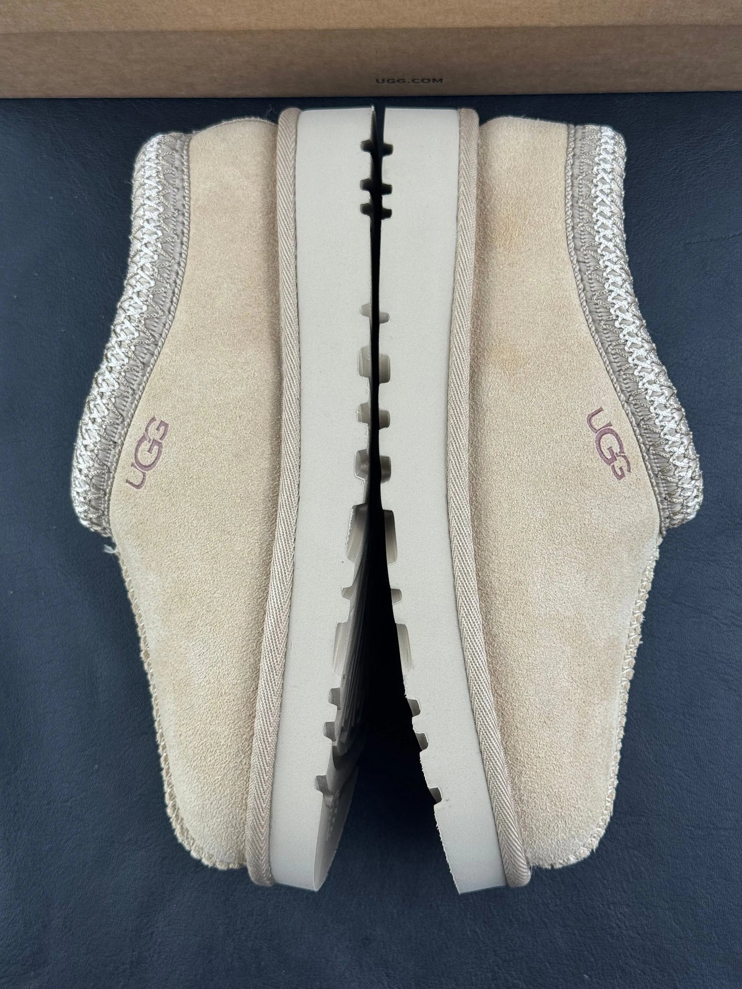 UGG Tasman Slippers Beige - SECOND SOURCE
