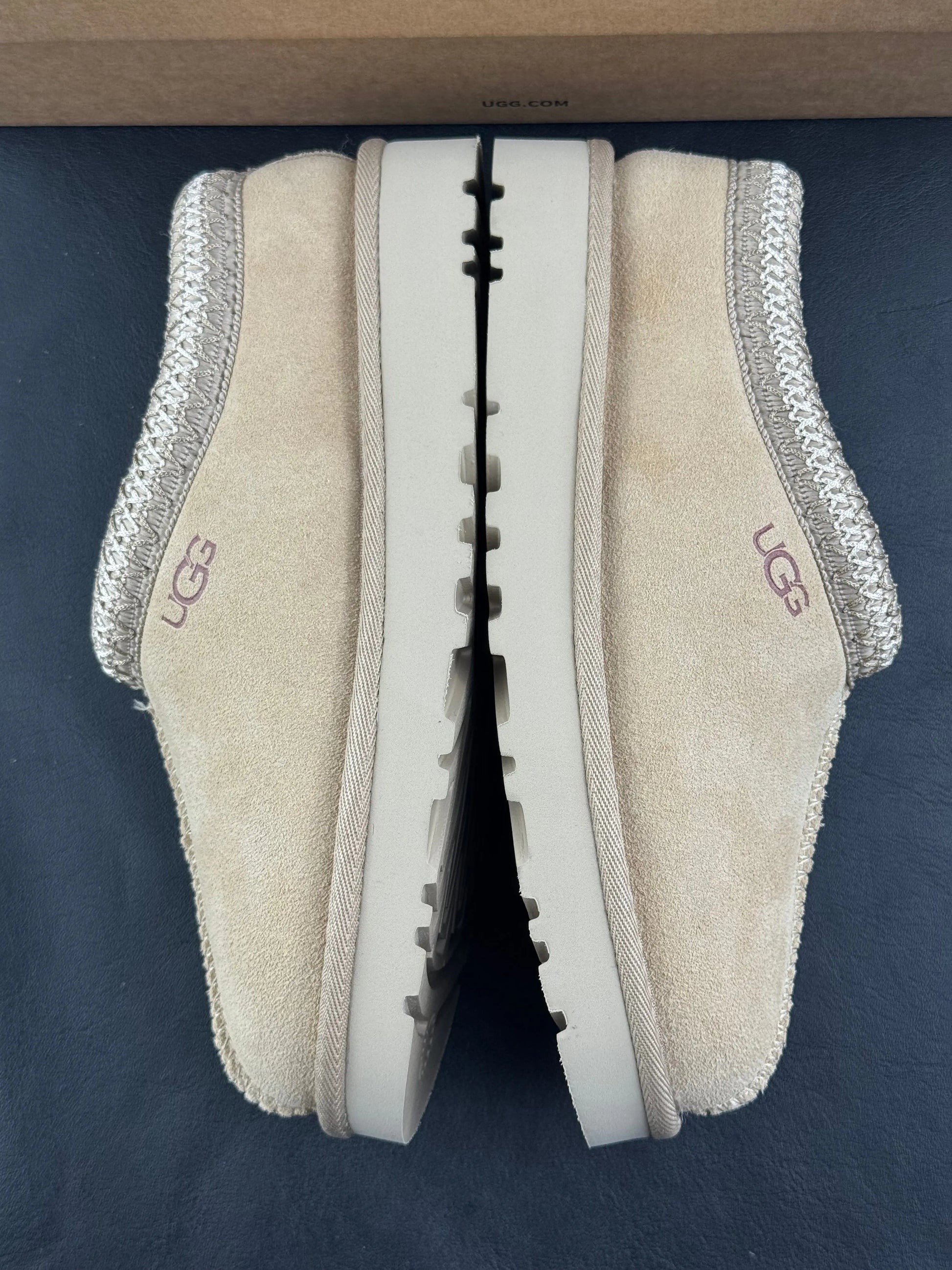 UGG Tasman Slippers Beige - SECOND SOURCE