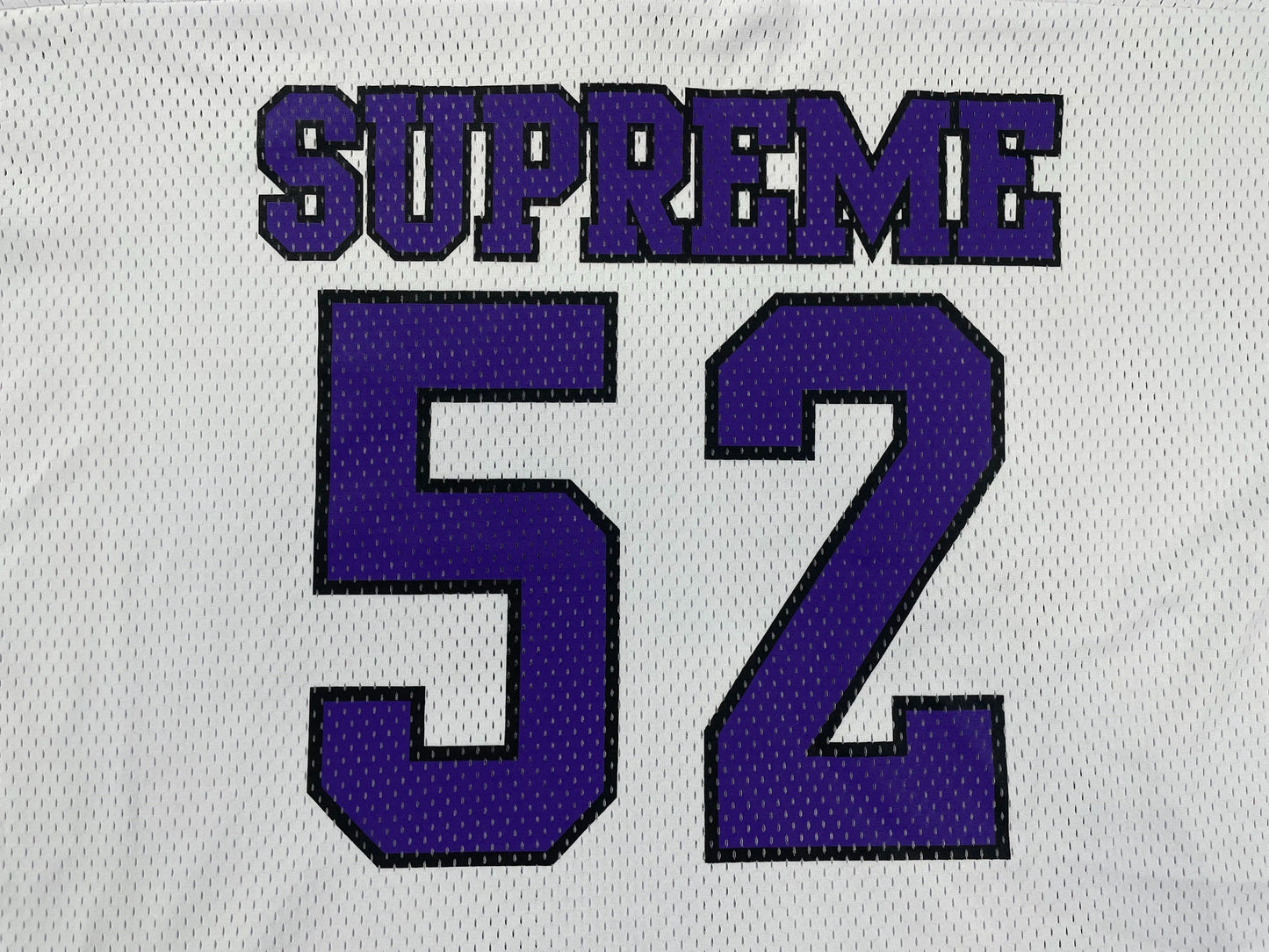 Supreme Spiderweb Black Football Jersey SECOND SOURCE