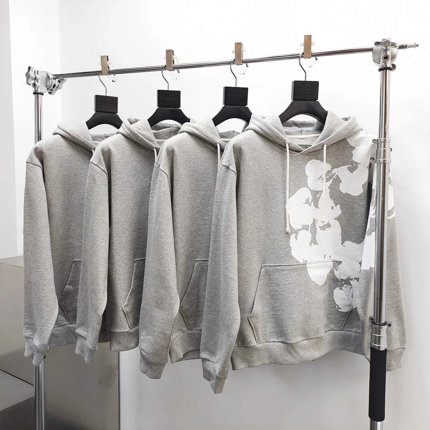 Denim Tears Biggie Wreath Hoodie Grey SECOND SOURCE