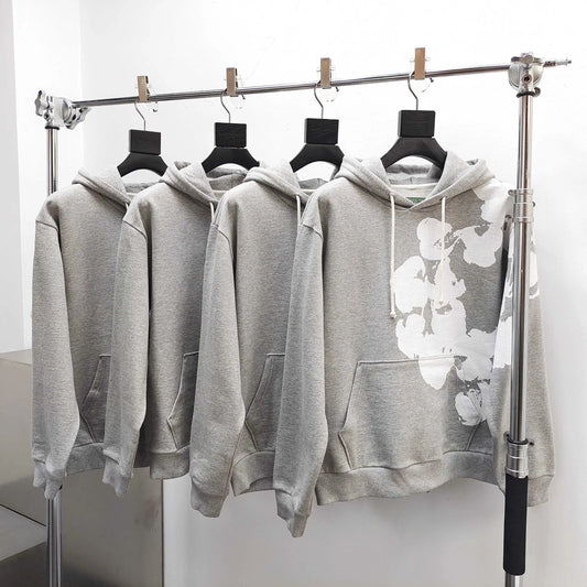 Denim Tears Biggie Wreath Hoodie Grey SECOND SOURCE