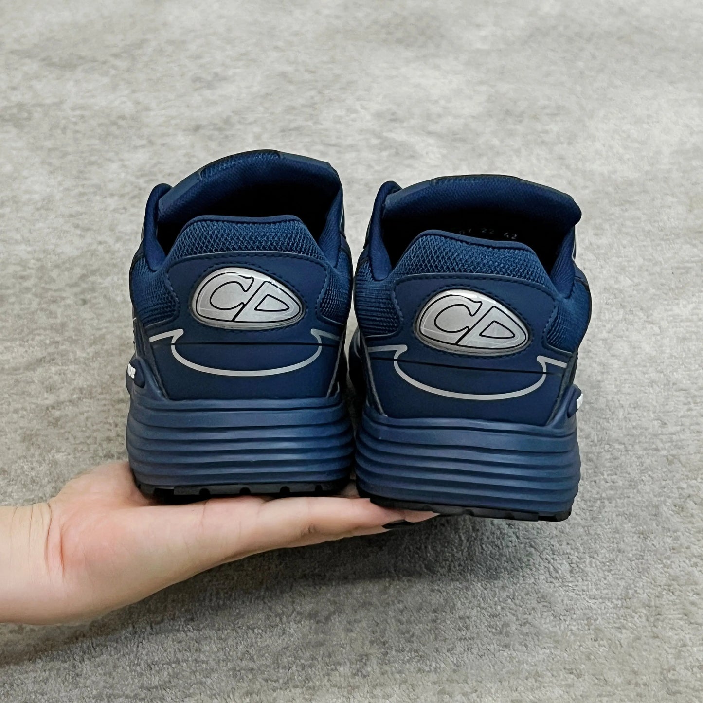 Dior B30 Countdown Sneaker in Navy SECOND SOURCE