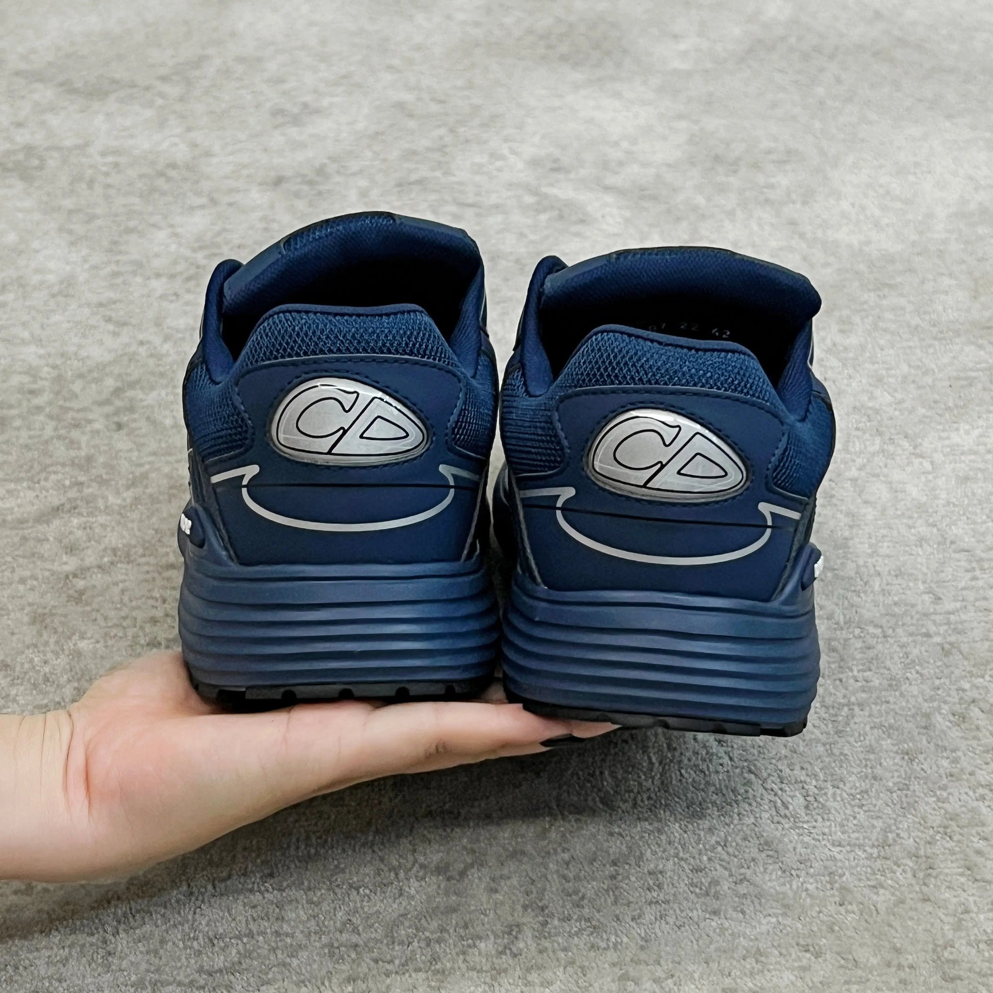 Dior B30 Countdown Sneaker in Navy SECOND SOURCE