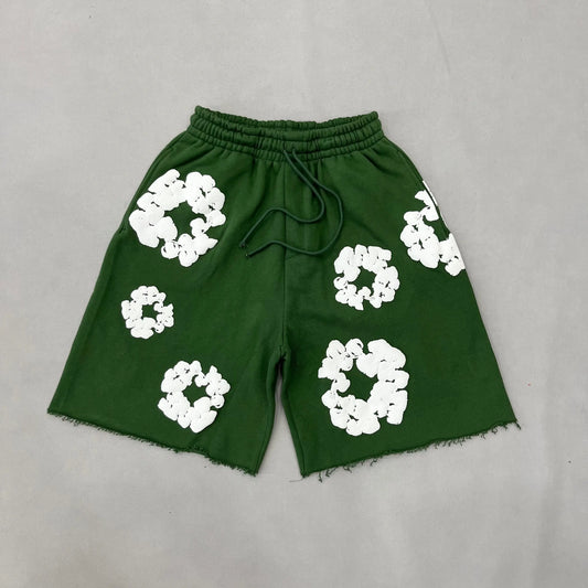 Denim Tears Shorts Green - SECOND SOURCE