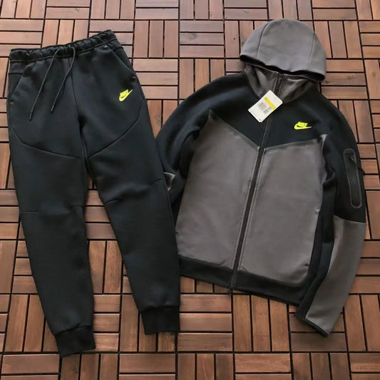 Nike Tech Fleece Black Anthracite Volt - SECOND SOURCE