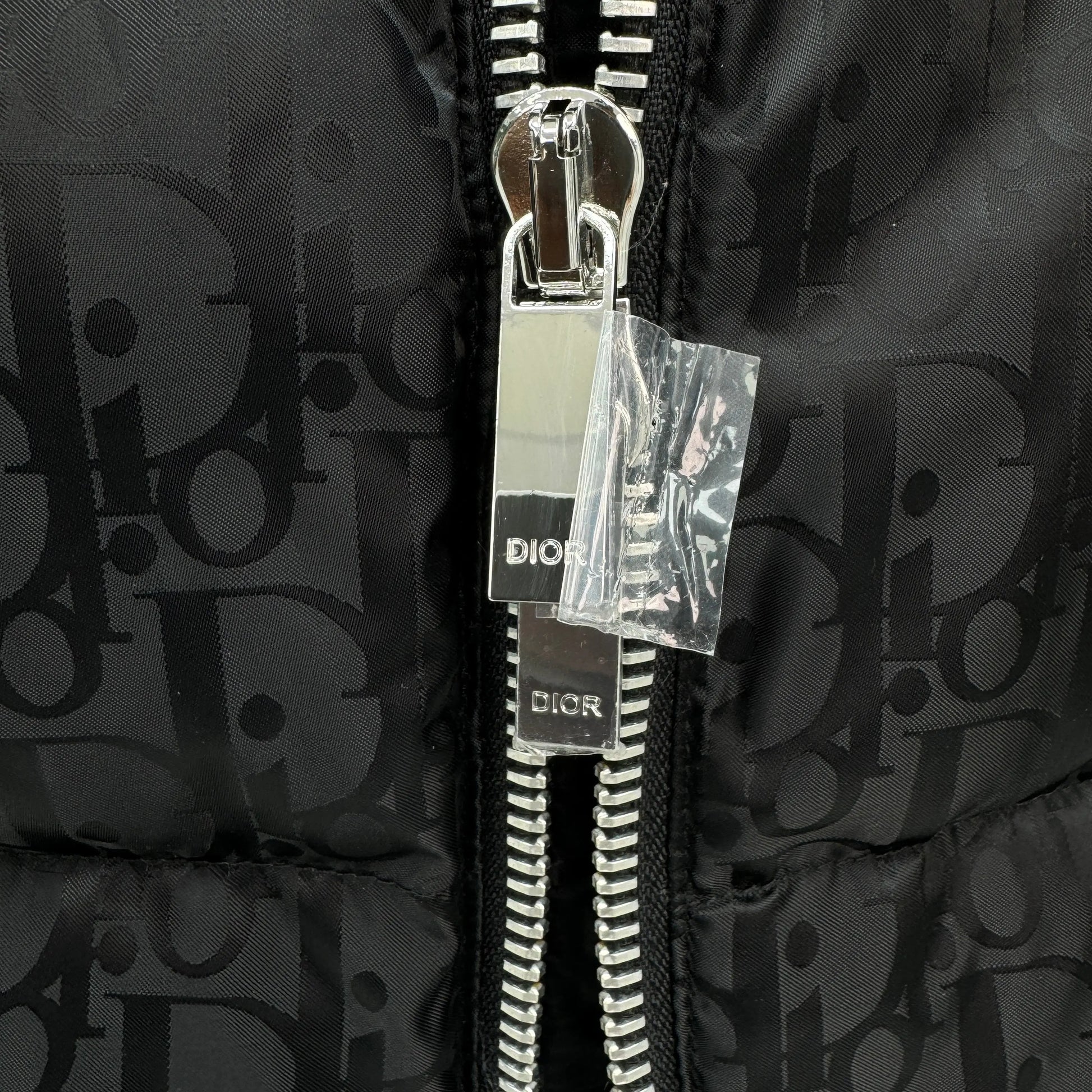 Dior Oblique Monogram Puffer In Black SECOND SOURCE