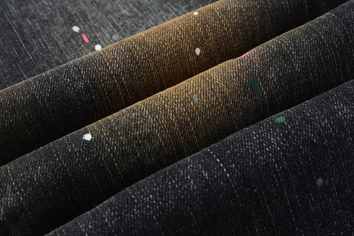 Purple Brand Jeans Black Orange Spray - SECOND SOURCE