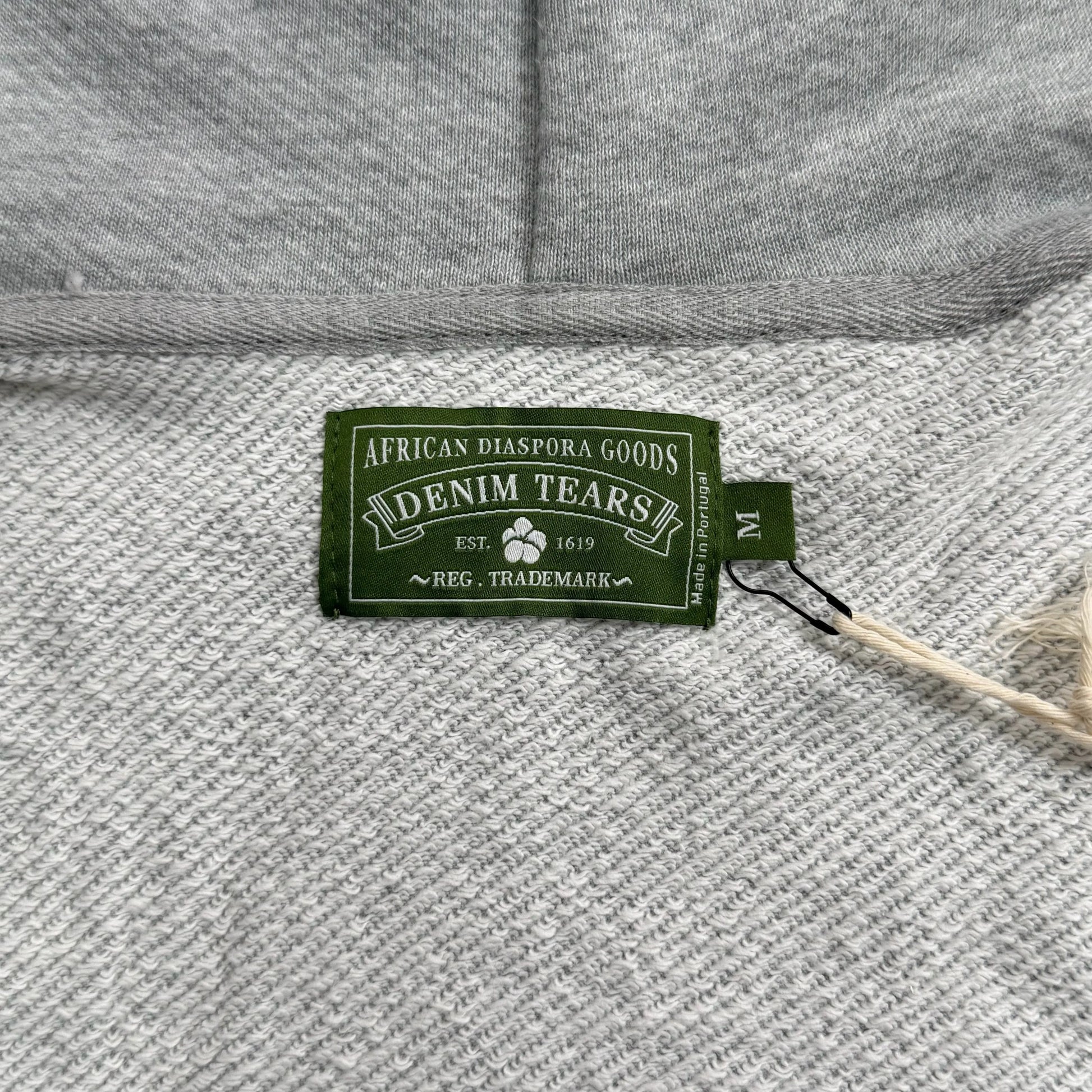 Denim Tears Hoodie Grey - SECOND SOURCE