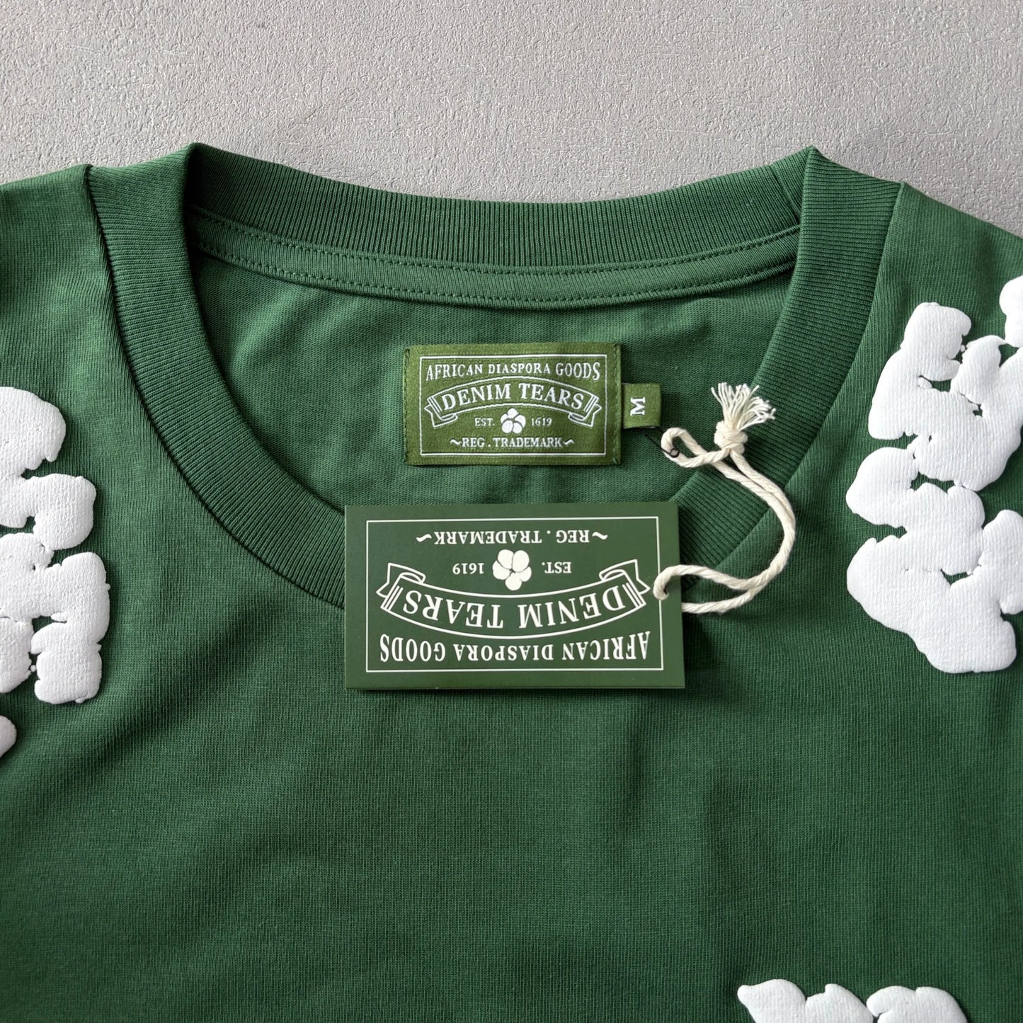 Denim Tears T-Shirt Green - SECOND SOURCE
