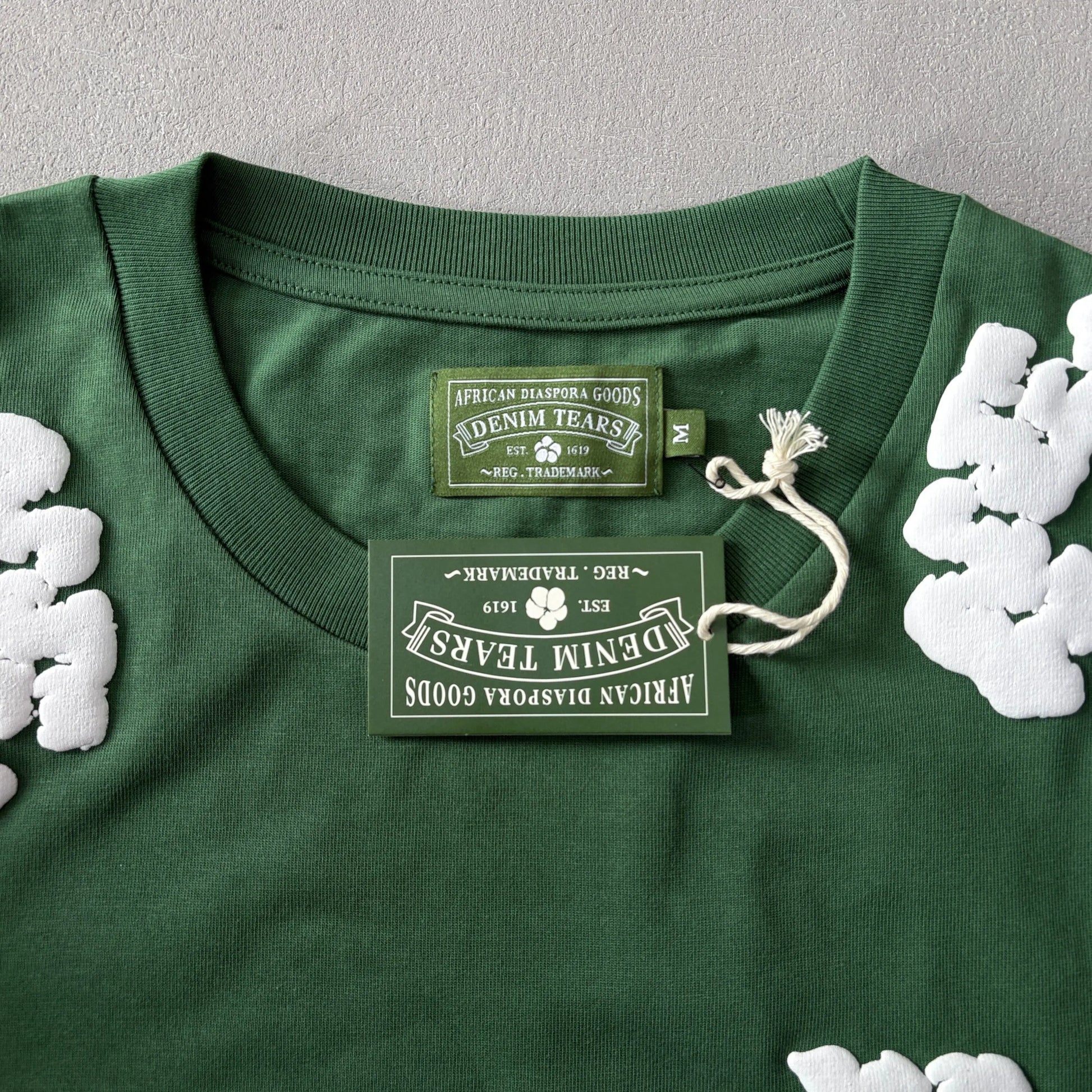 Denim Tears T-Shirt Green - SECOND SOURCE