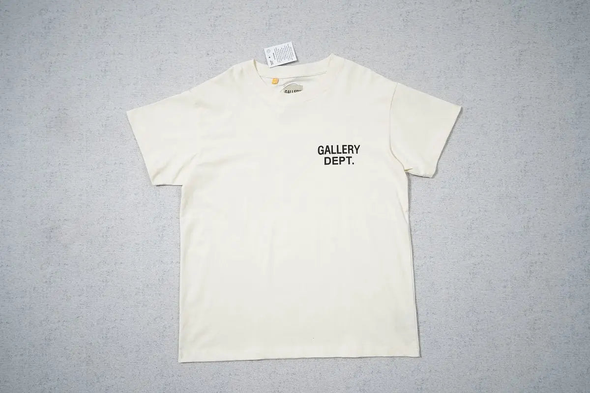 Gallery Dept Hollywood T-Shirt Beige - SECOND SOURCE