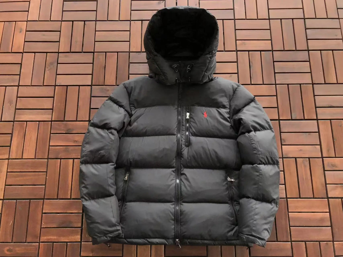 Polo Ralph Lauren Navy/Black Gorham Down Puffer Jackets SECOND SOURCE