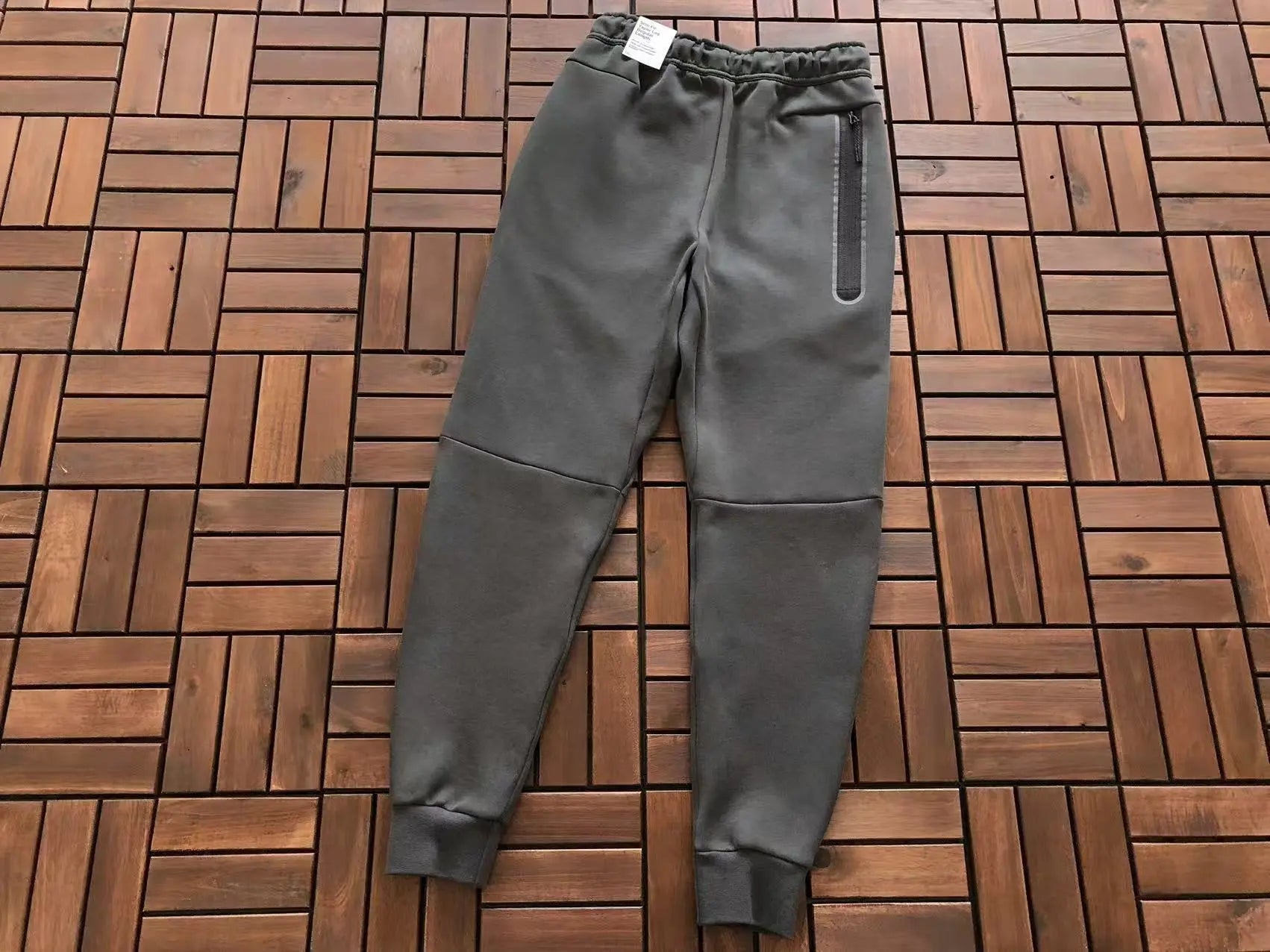 Nike Tech Fleece Dark Smoke Grey Orange - SECOND SOURCE