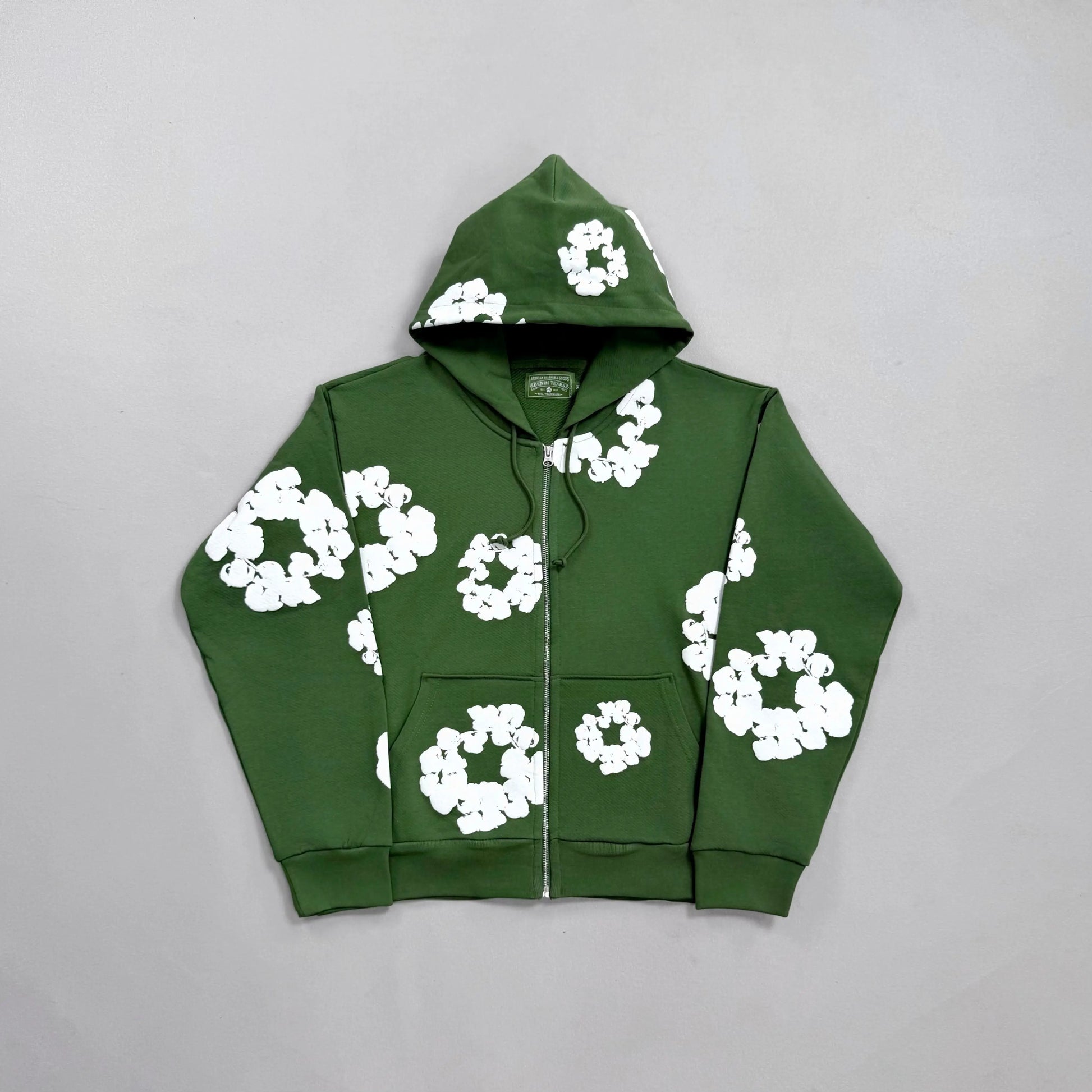Denim Tears Hoodie Green - SECOND SOURCE