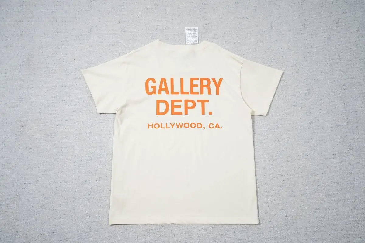 Gallery Dept Hollywood T-Shirt Beige - SECOND SOURCE