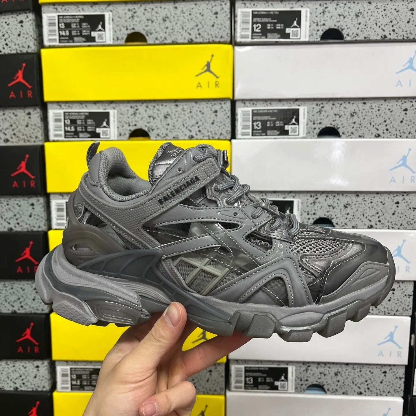 Blenciaga Tracks 2.0 Grey - SECOND SOURCE