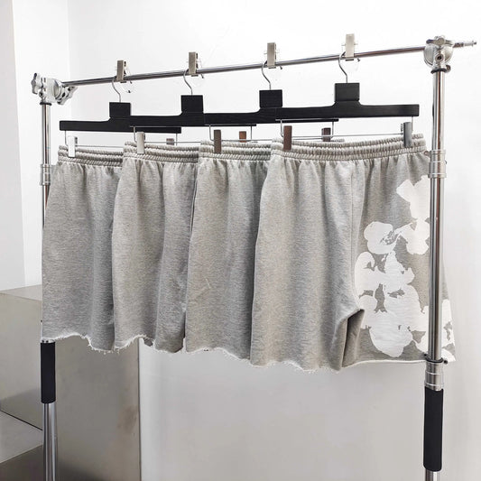 Denim Tears Wreath Shorts Grey SECOND SOURCE