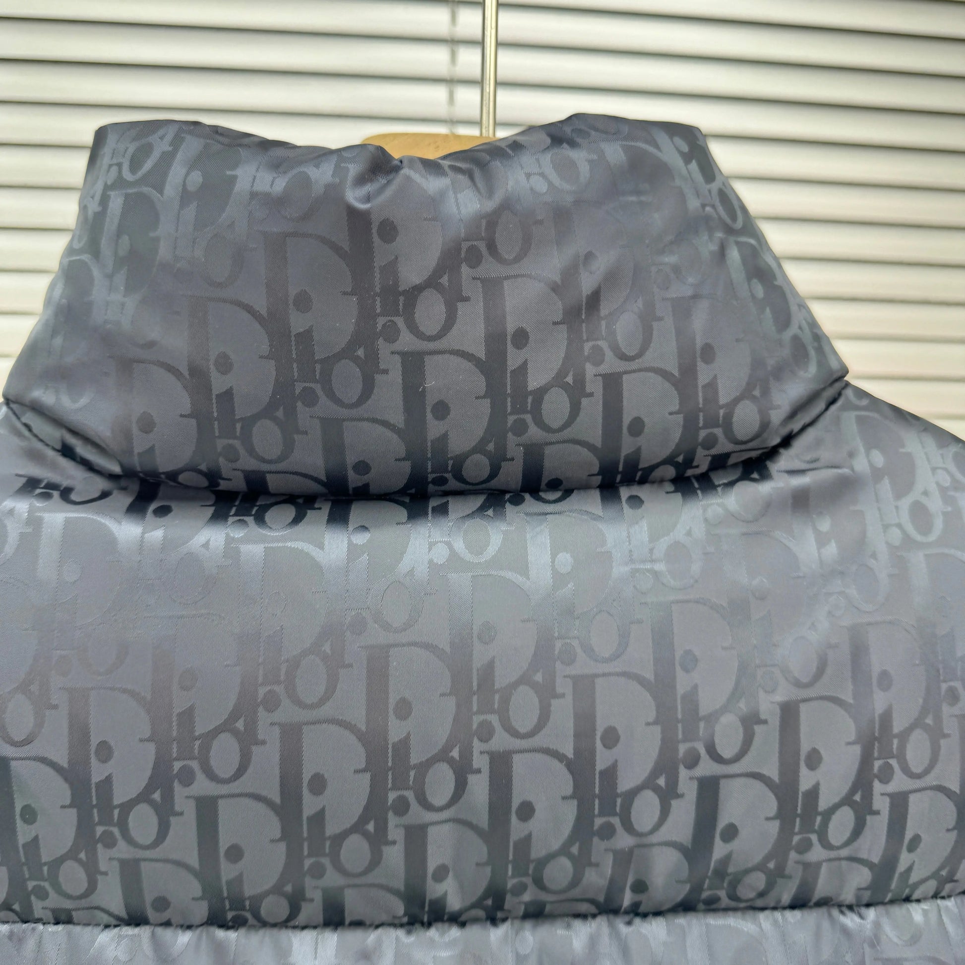 Dior Oblique Monogram Puffer In Navy SECOND SOURCE