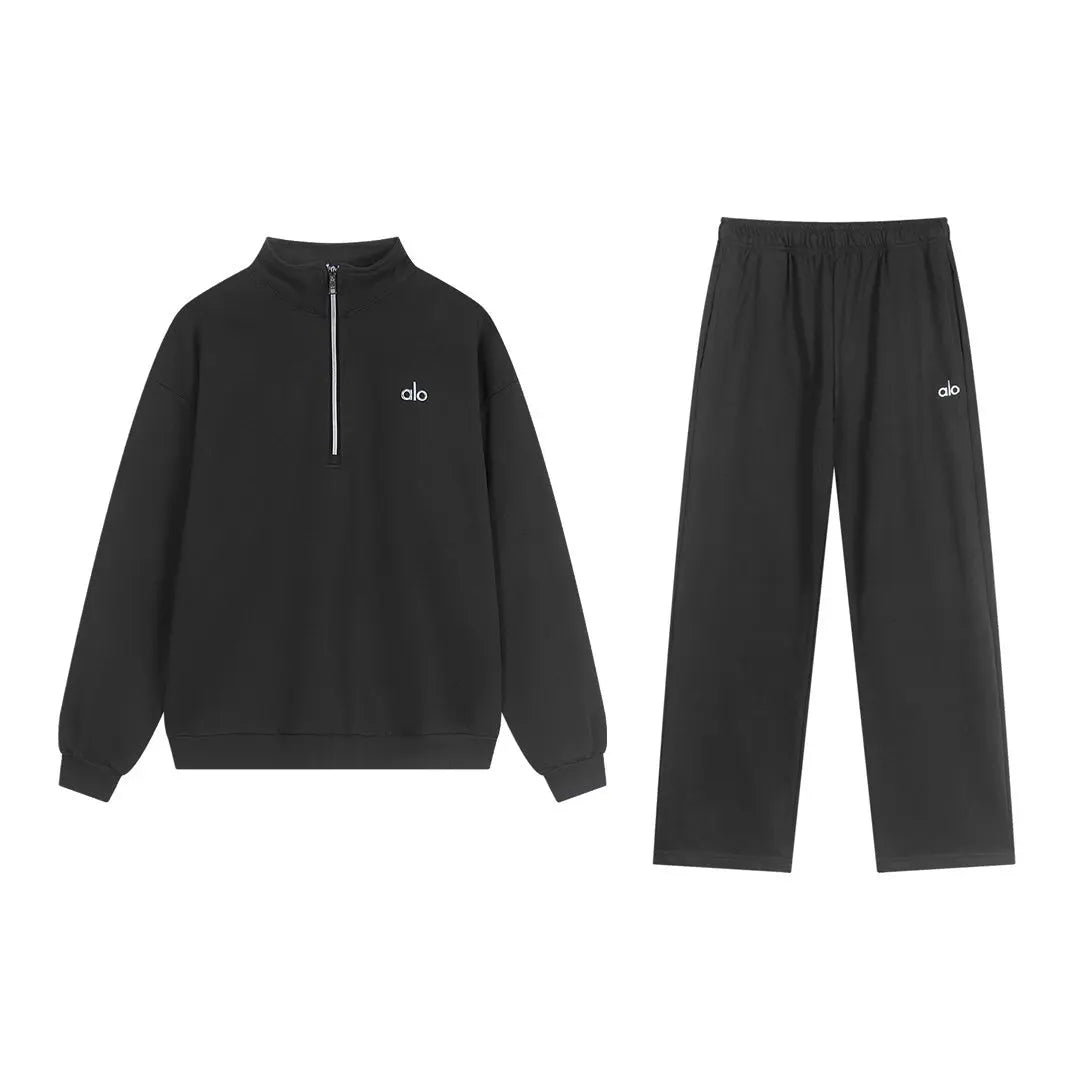 Alo Womens Quater Zip Set - SECOND SOURCE
