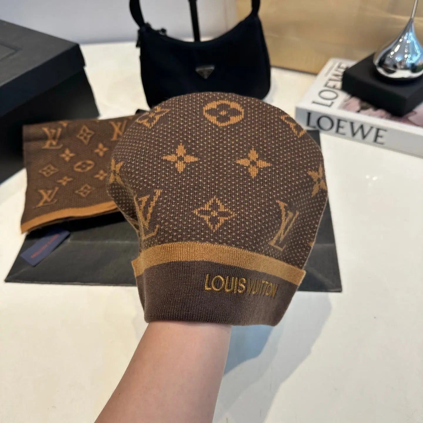 Louis Vuitton Scarf Set 4 - SECOND SOURCE