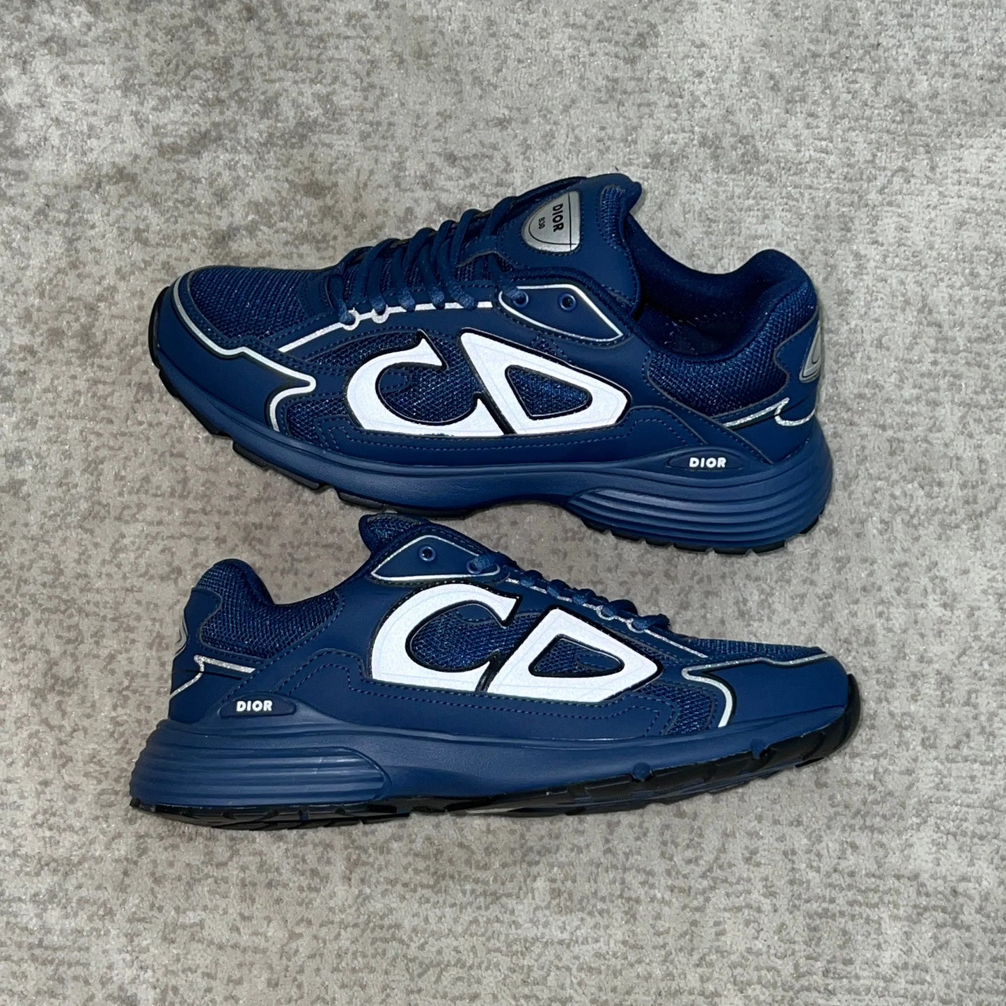 Dior B30 Countdown Sneaker in Navy SECOND SOURCE