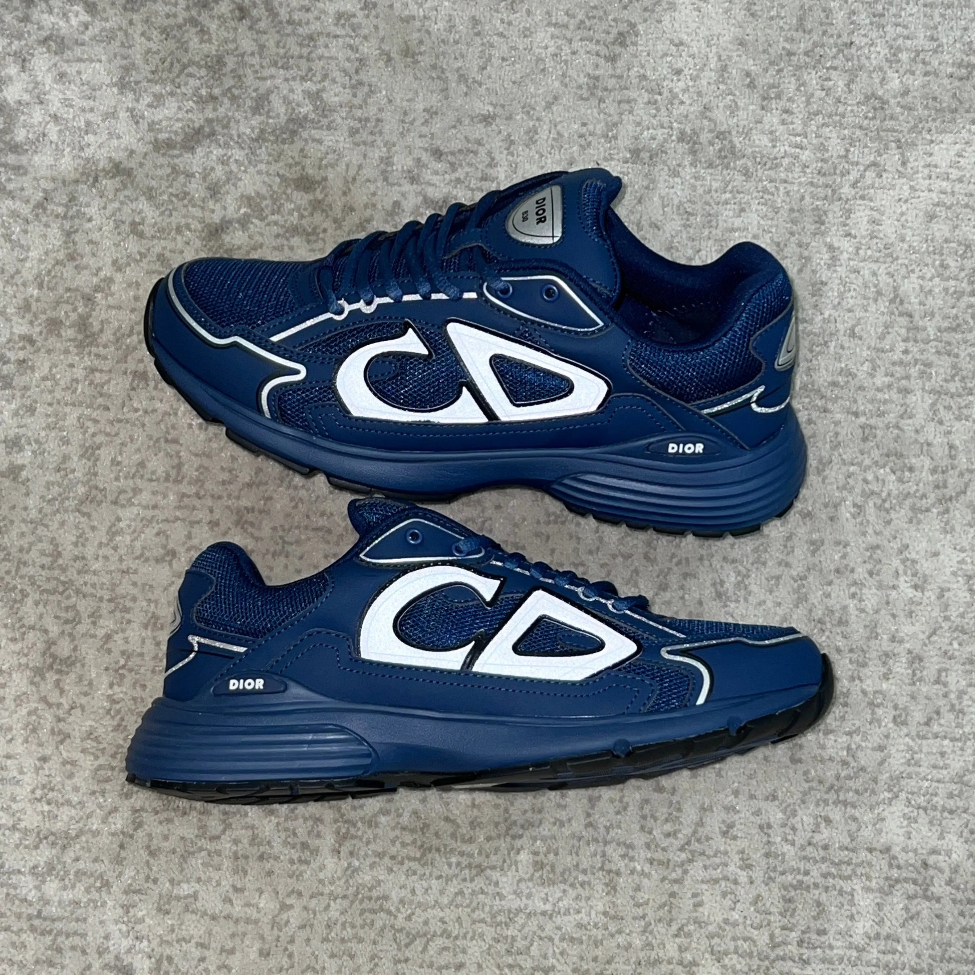 Dior B30 Countdown Sneaker in Navy SECOND SOURCE