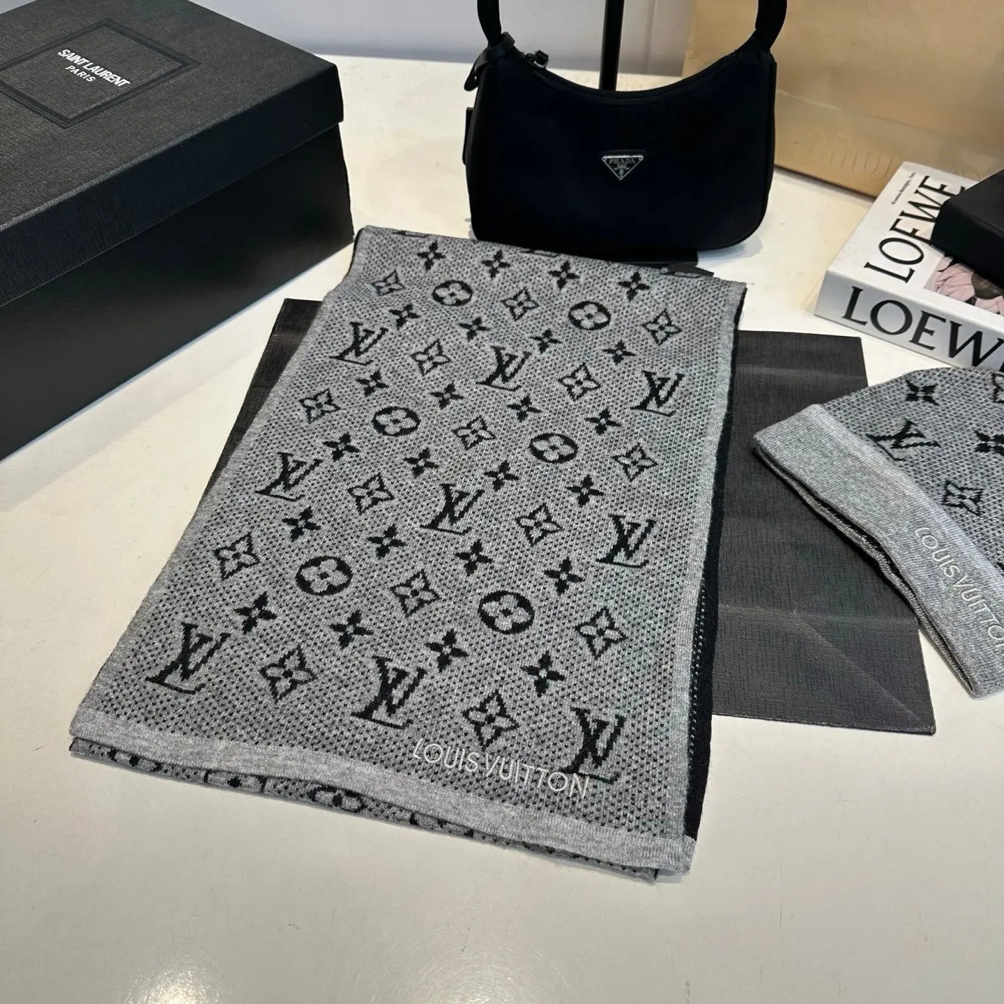 Louis Vuitton Scarf Set 4 - SECOND SOURCE