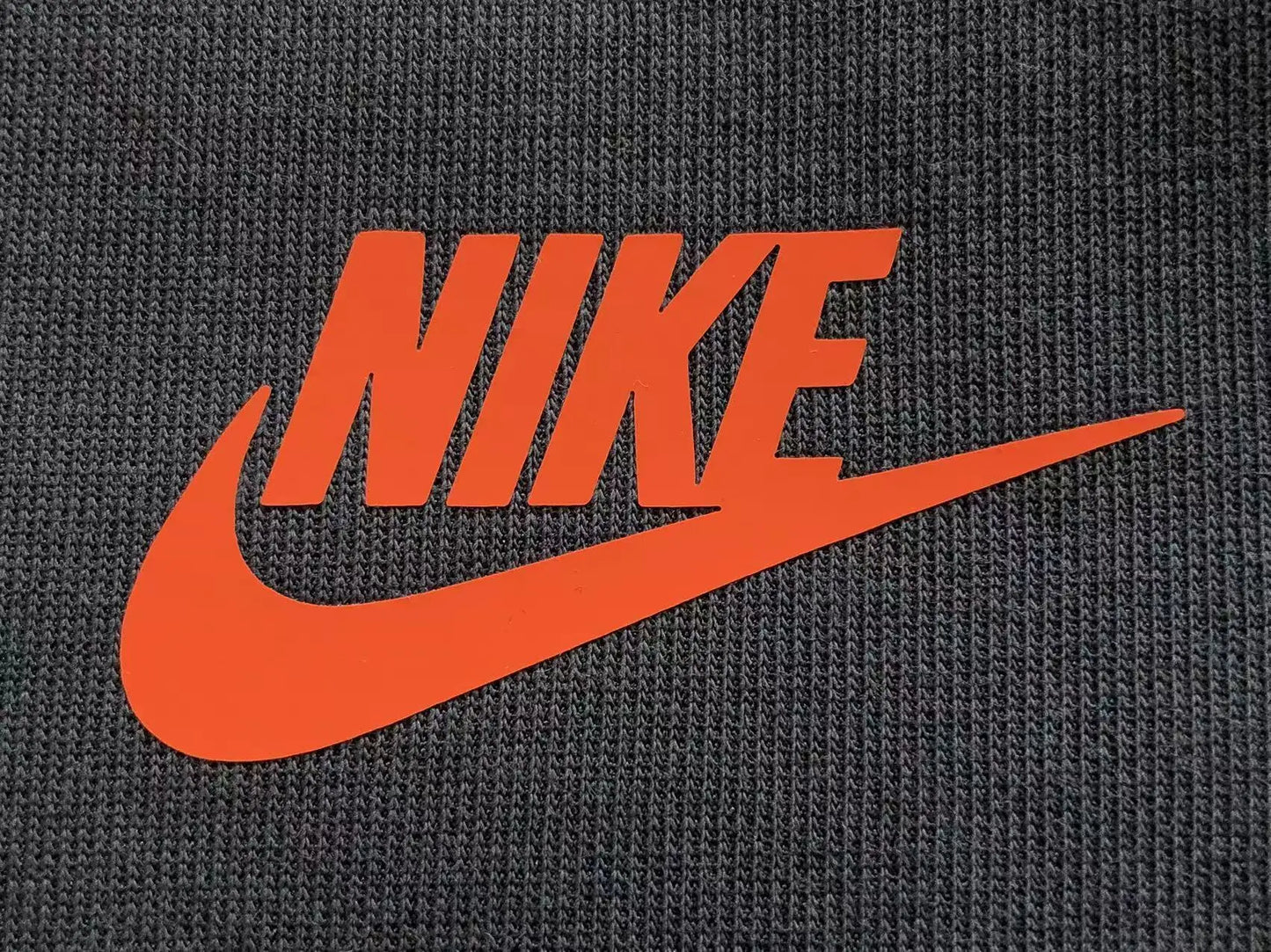 Nike Tech Fleece Dark Smoke Grey Orange - SECOND SOURCE