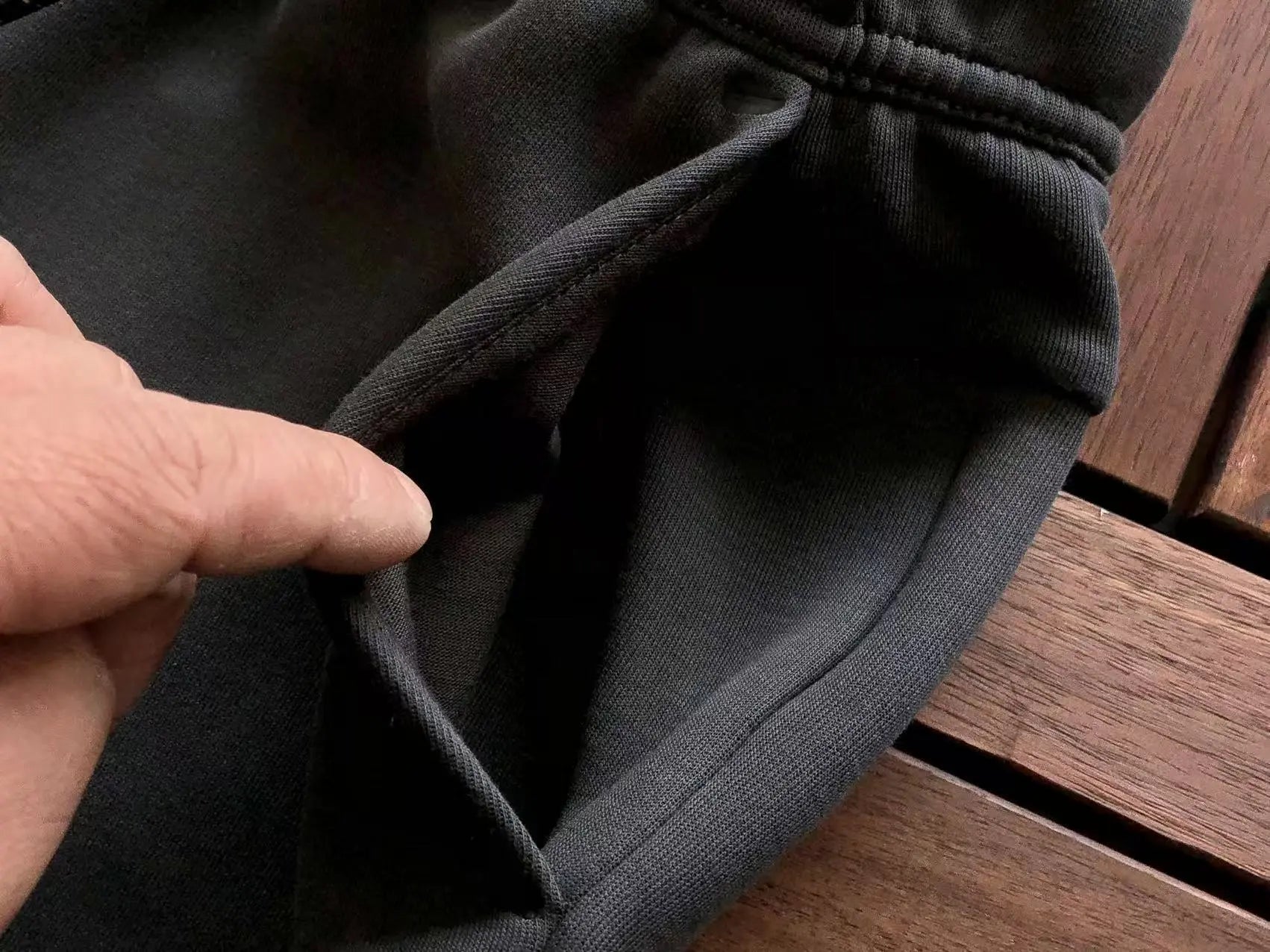 Nike Tech Fleece Dark Smoke Grey Orange - SECOND SOURCE