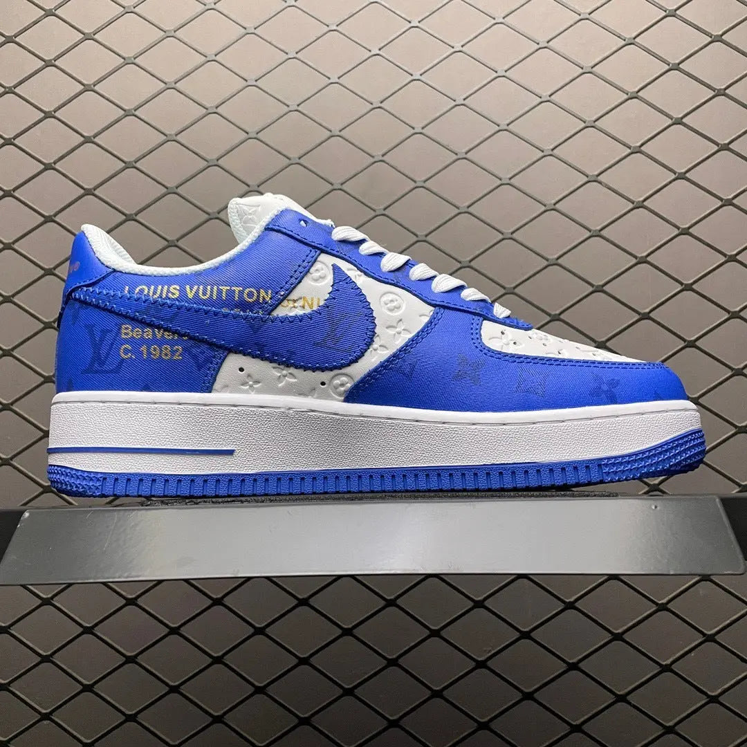 NIKE X LOUIS VUITTON Blue Air Force 1 - SECOND SOURCE