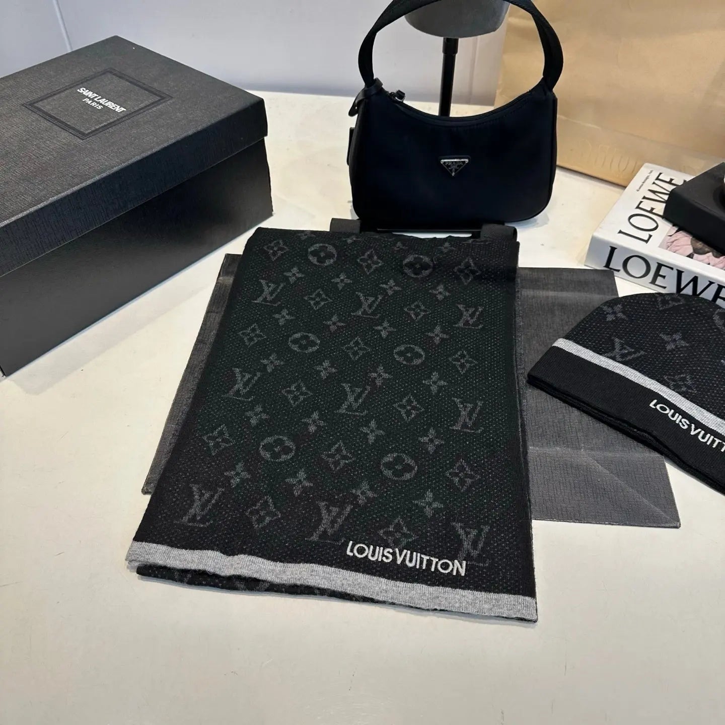 Louis Vuitton Scarf Set 4 - SECOND SOURCE