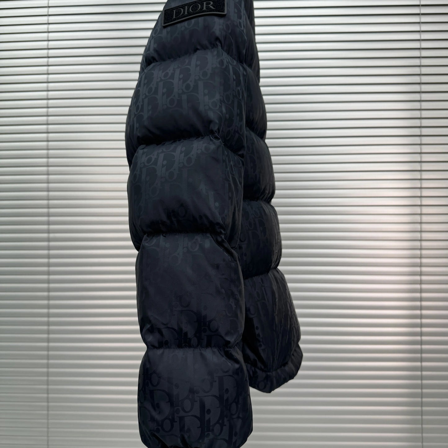 Dior Oblique Monogram Puffer In Navy SECOND SOURCE