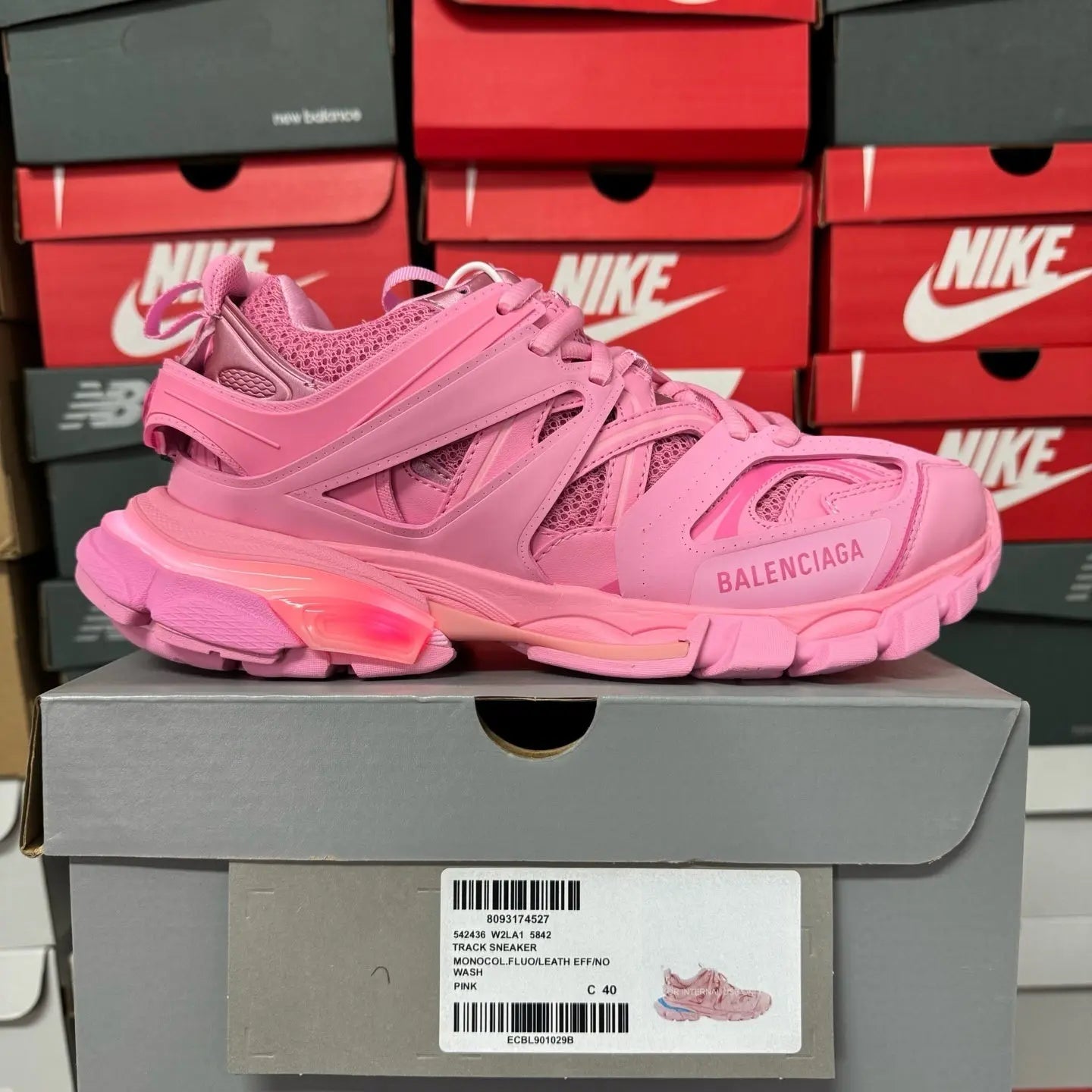 Blenciaga Tracks LED Pink - SECOND SOURCE