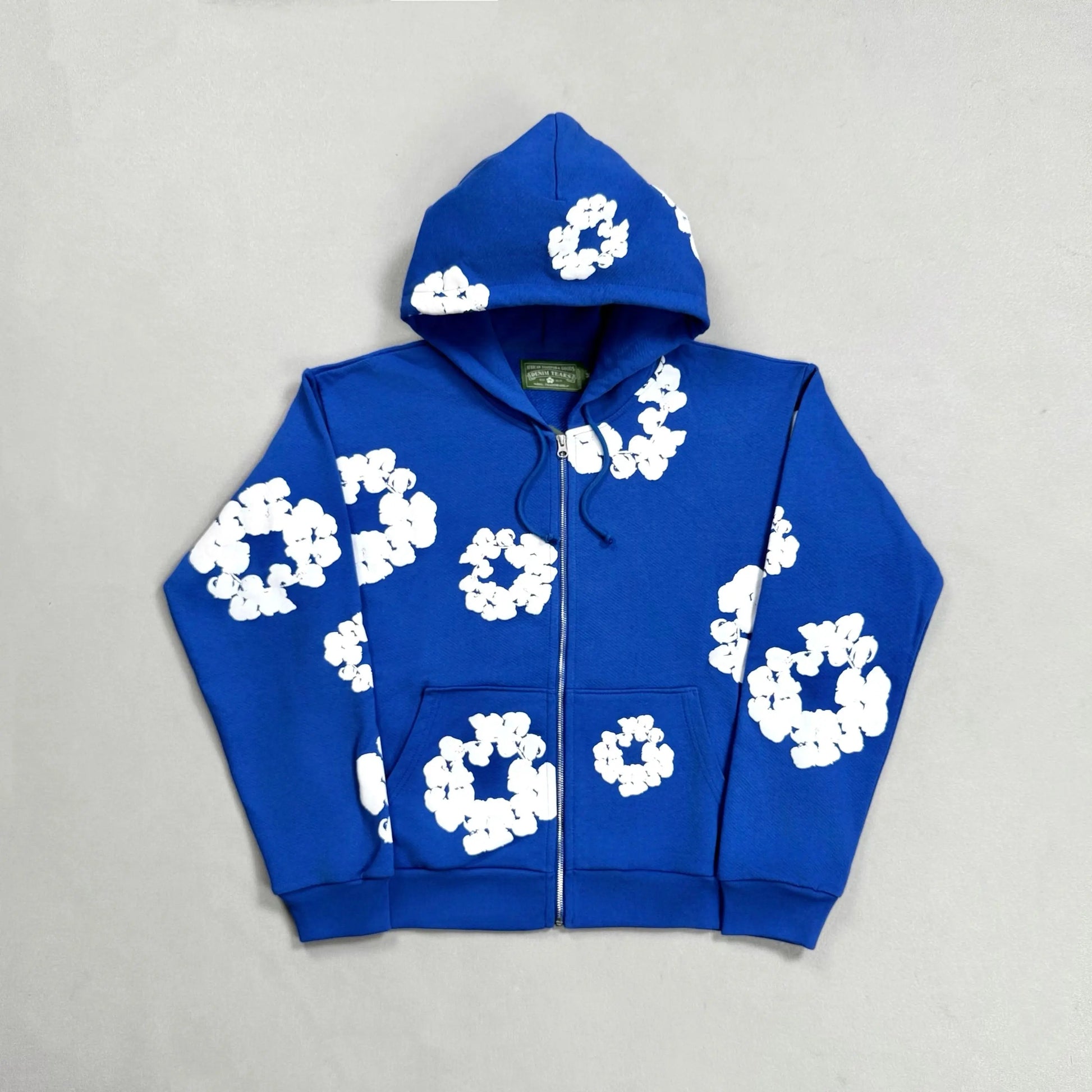 Denim Tears Hoodie Blue - SECOND SOURCE